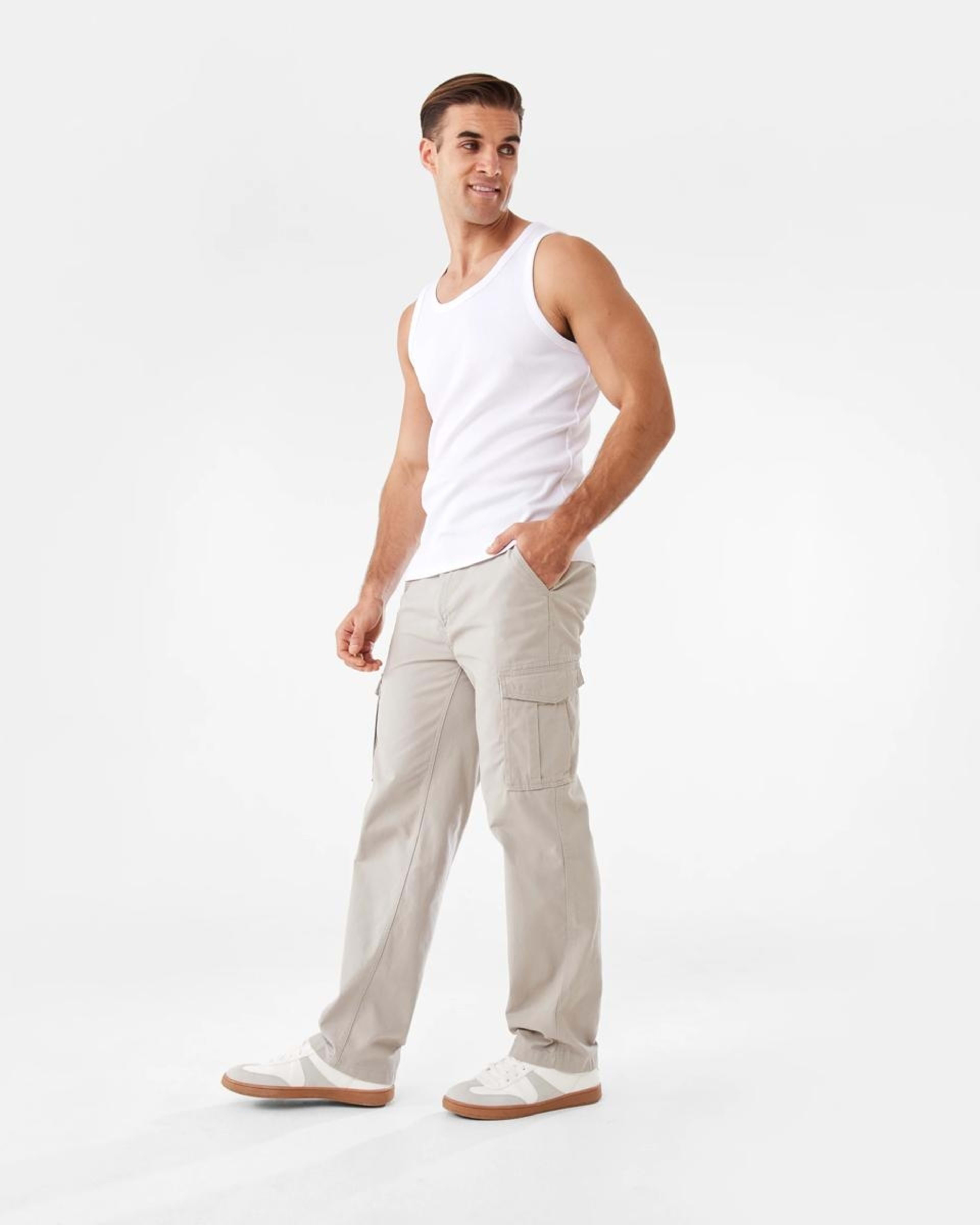 3 Rib Tank WHITE, 3 of 6