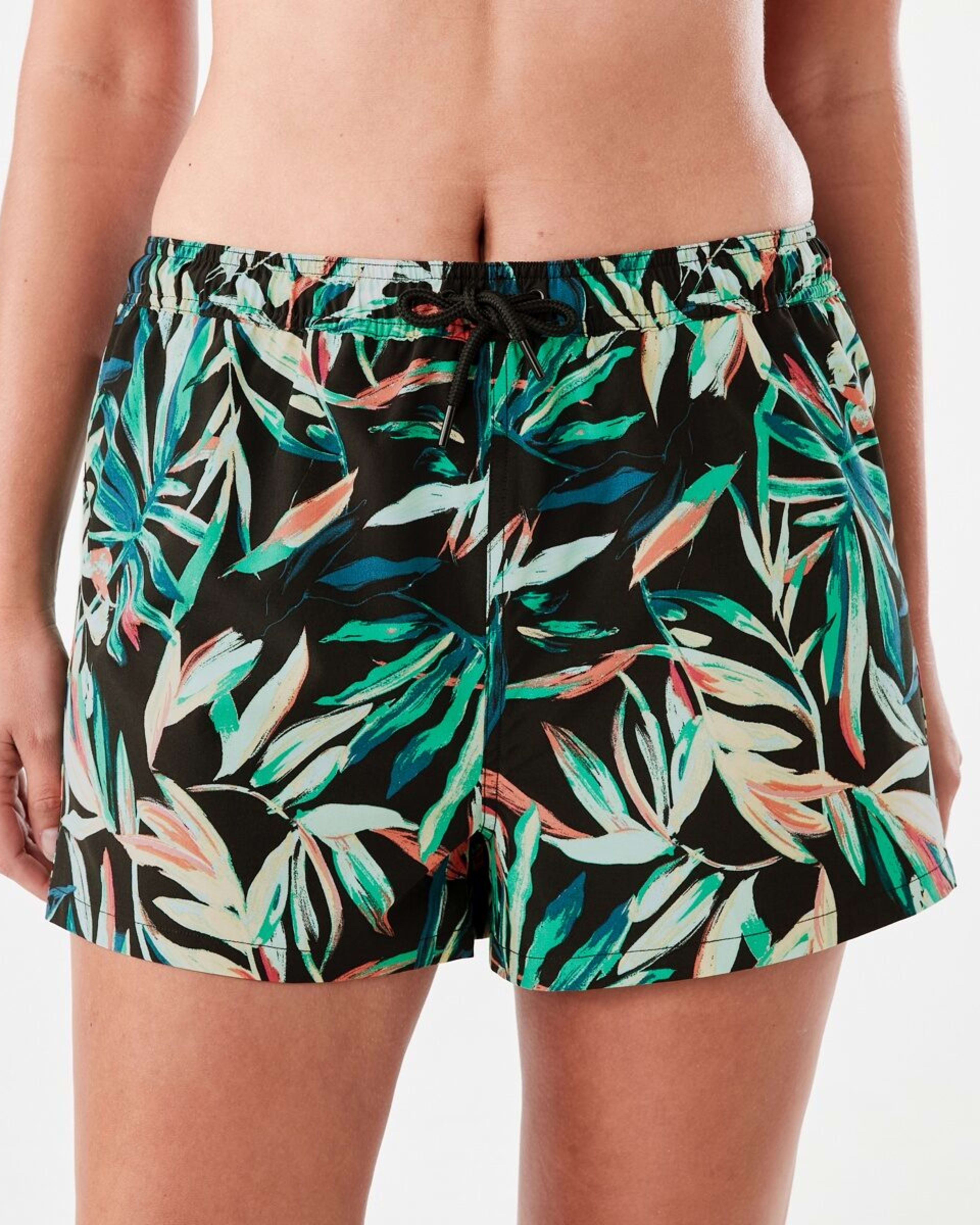 1 Printed Boardshorts BLACK TROP BLACK