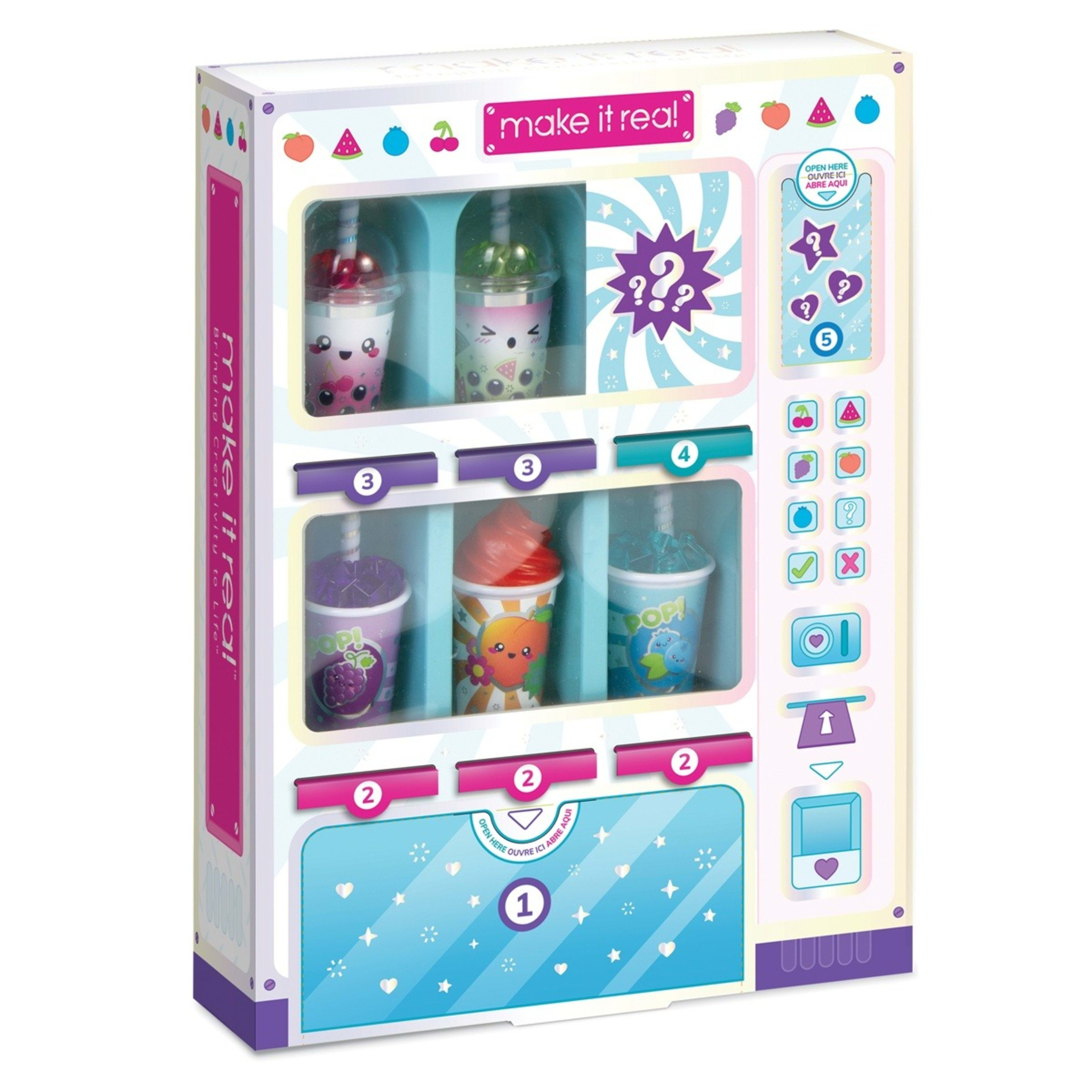 2 8 Piece Make It Real Fruity Beauty Cosmetics Vending Machine Set, 2 of 9