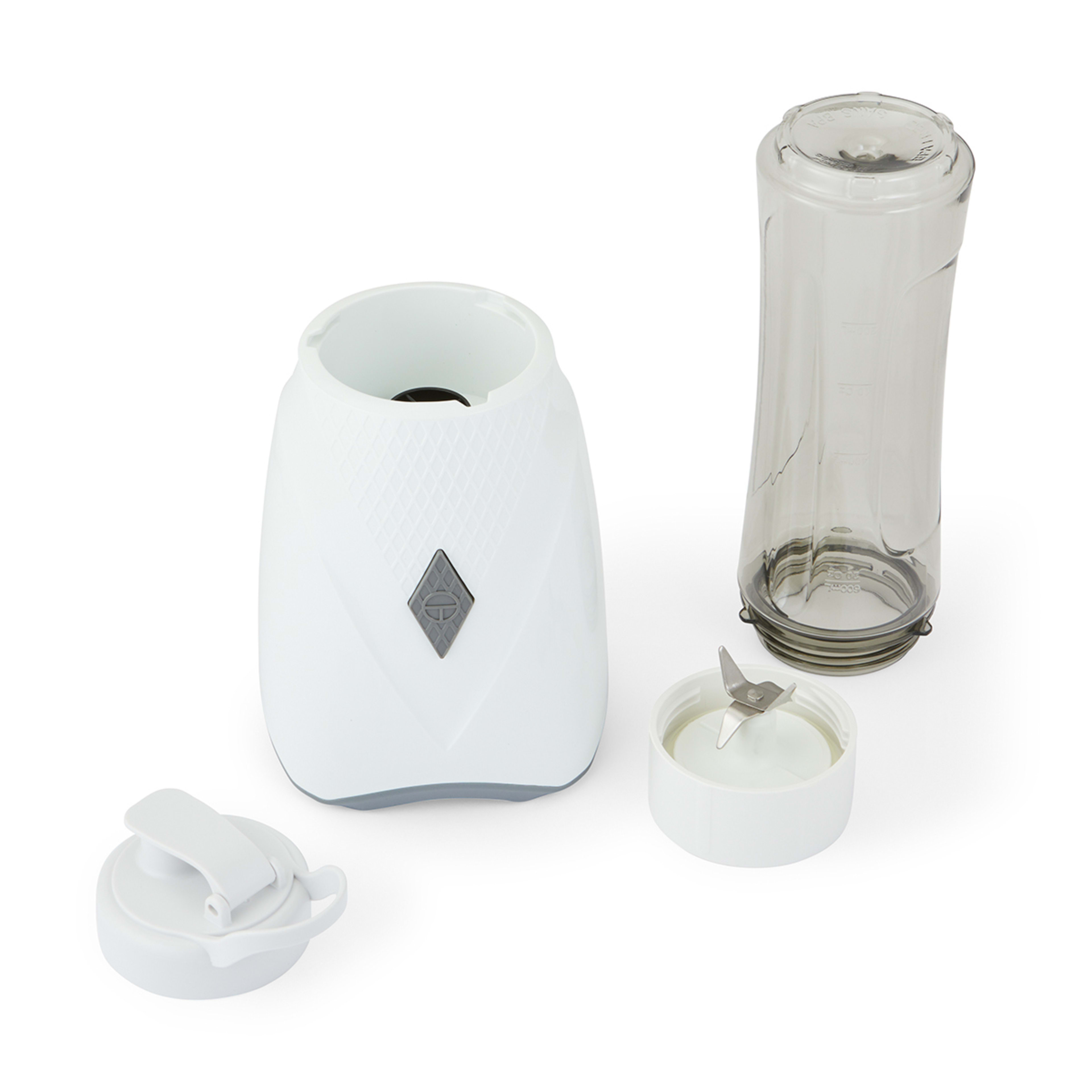 7 600ml Drink Bottle Blender - White, 7 of 10