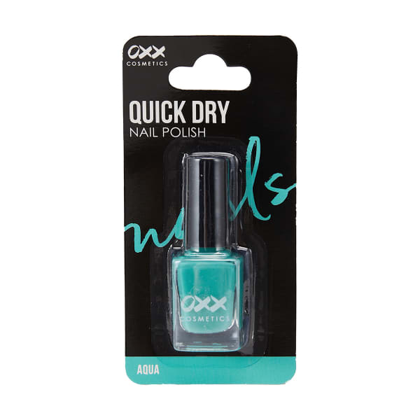 OXX Cosmetics Quick Dry Nail Polish - Aqua - Kmart
