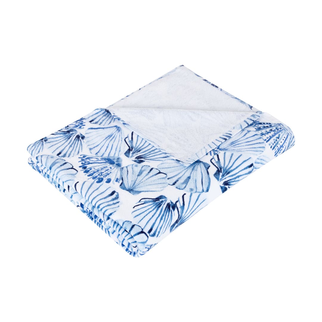 Cotton Velour Beach Blanket Shells Kmart