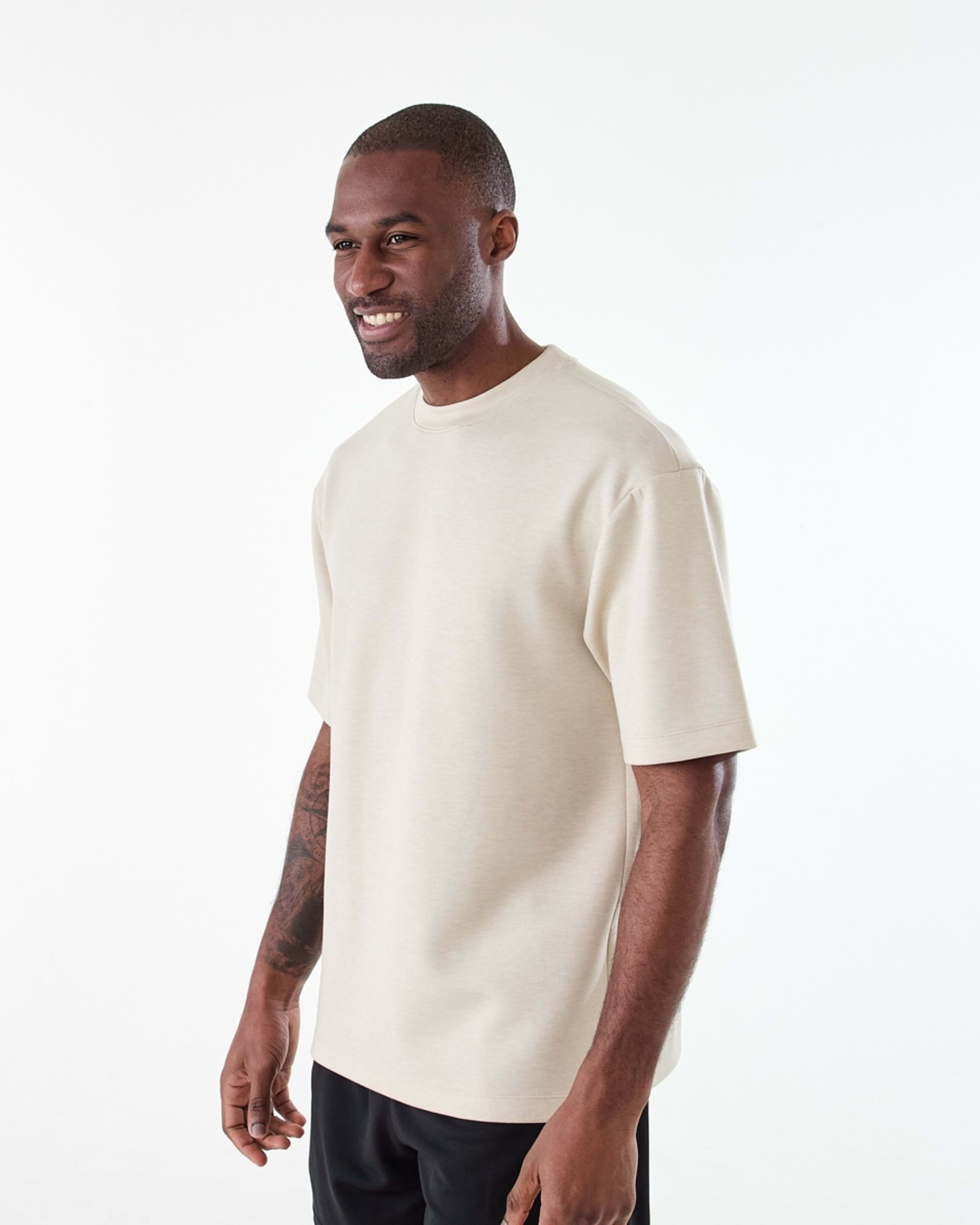2 Active Mens Oversized Scuba T-shirt SILVER LINING, 2 of 6