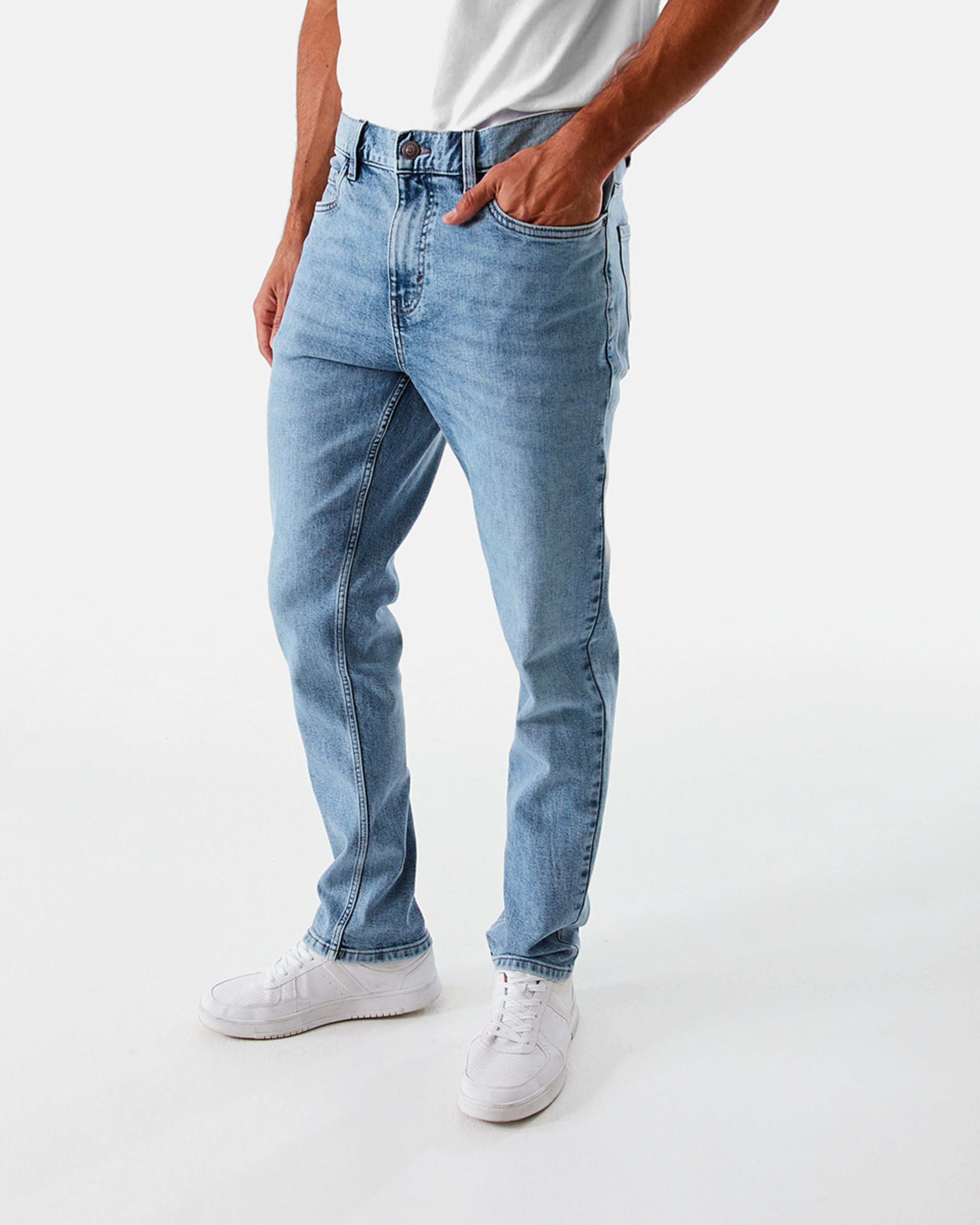 2 Slim Fit Stretch Jeans LIGHT WASH, 2 of 5