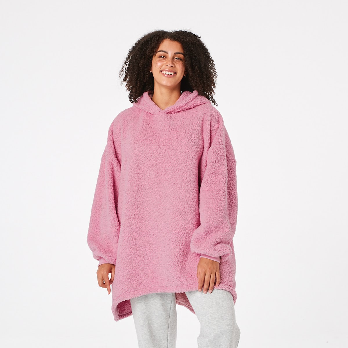 Sherpa Pull Over Gown - Kmart