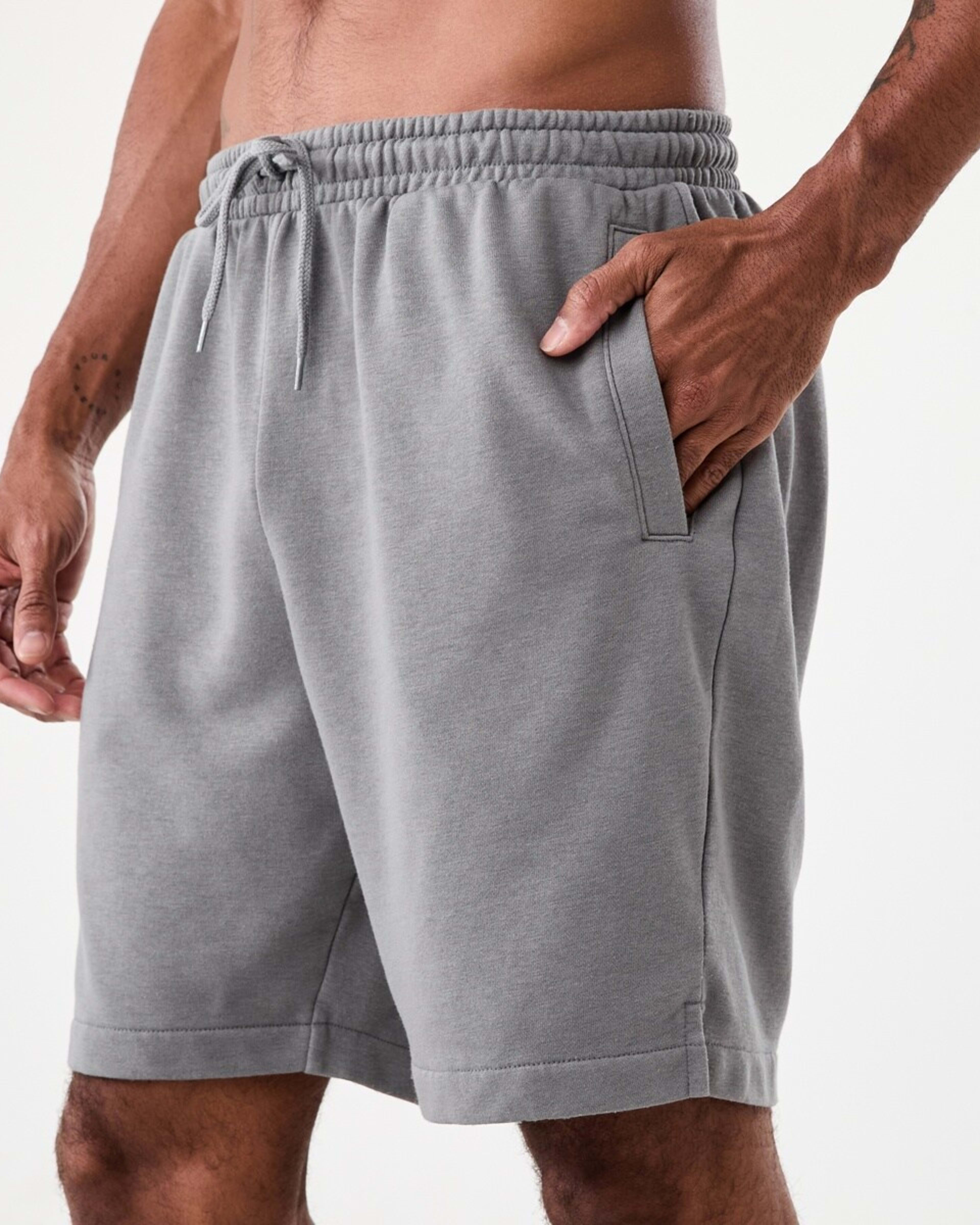 2 Active Mens Washed Terry Shorts Quietshade, 2 of 6