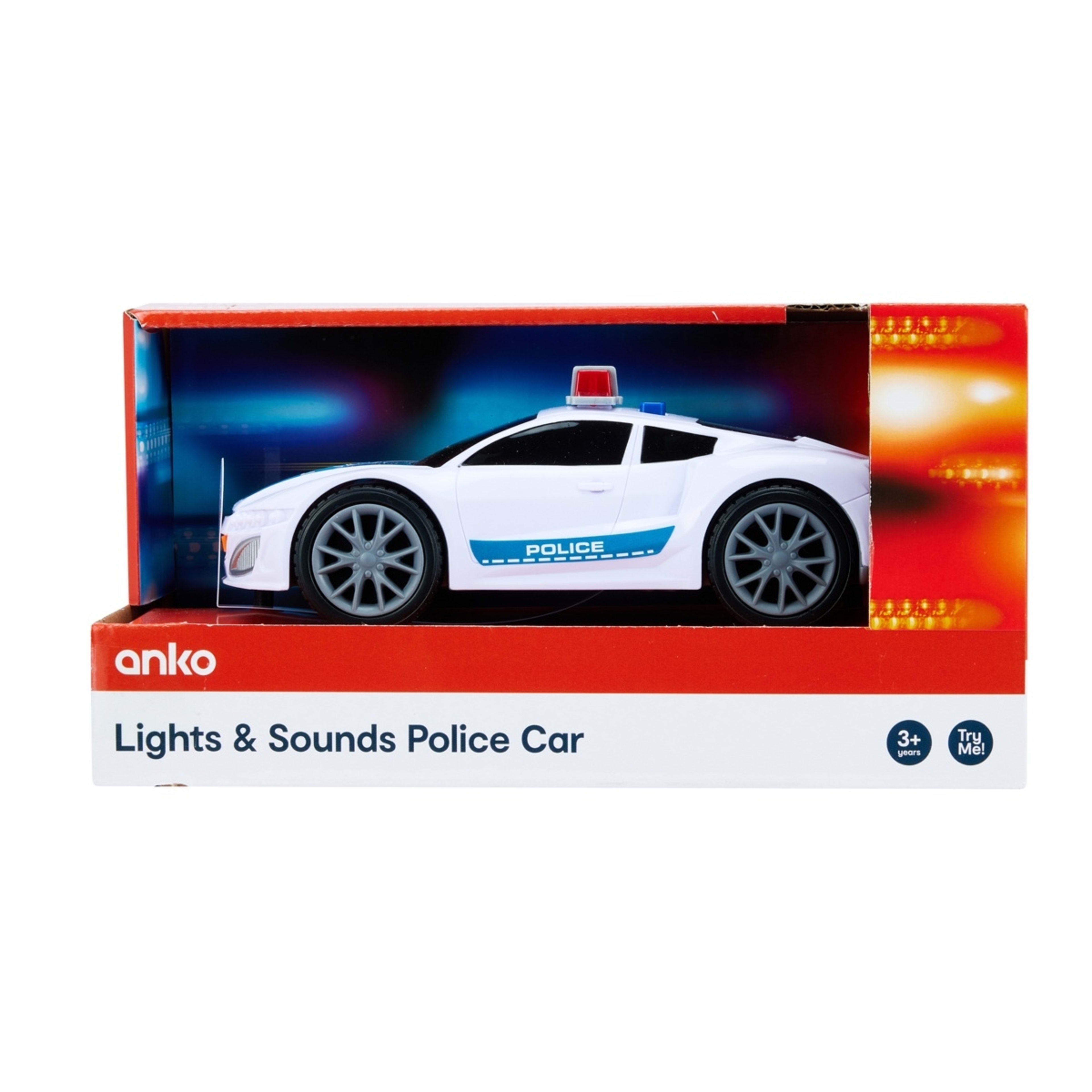 1 Lights & Sounds Police Car
