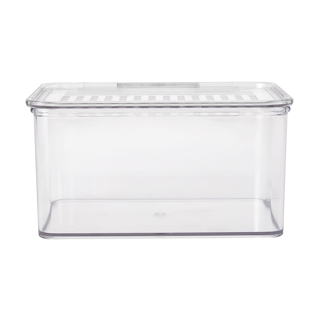 Clear Short Square Container with Lid Kmart