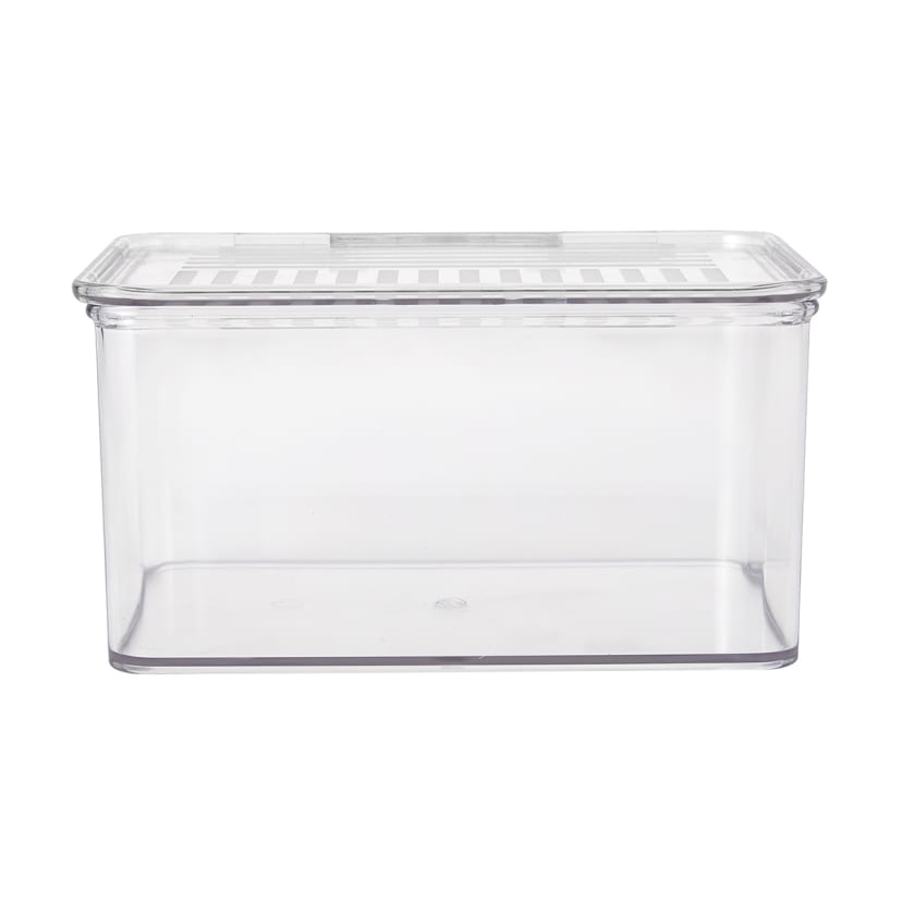 Clear Short Square Container with Lid Kmart