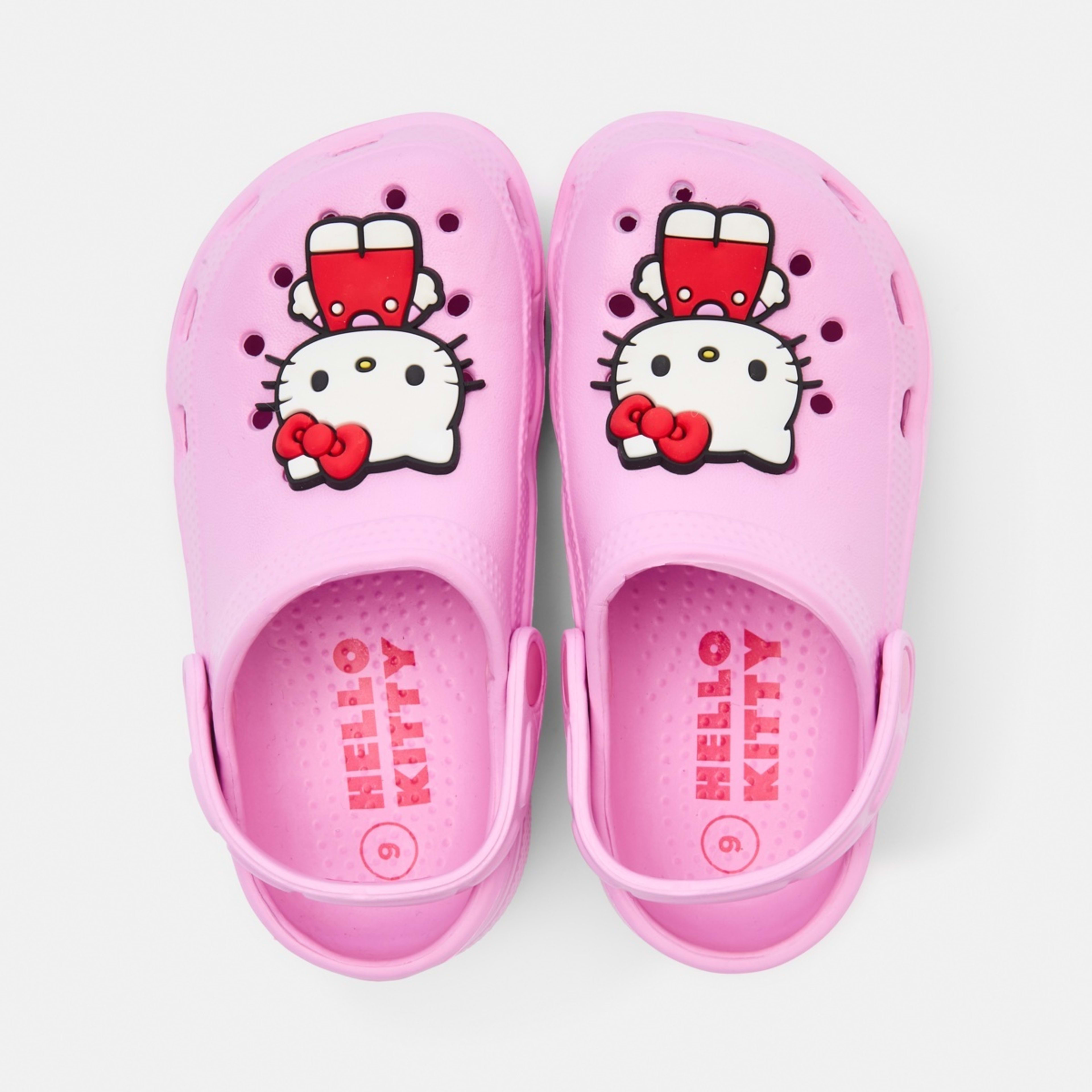 4 Junior Hello Kitty License Clogs Pink, 4 of 5