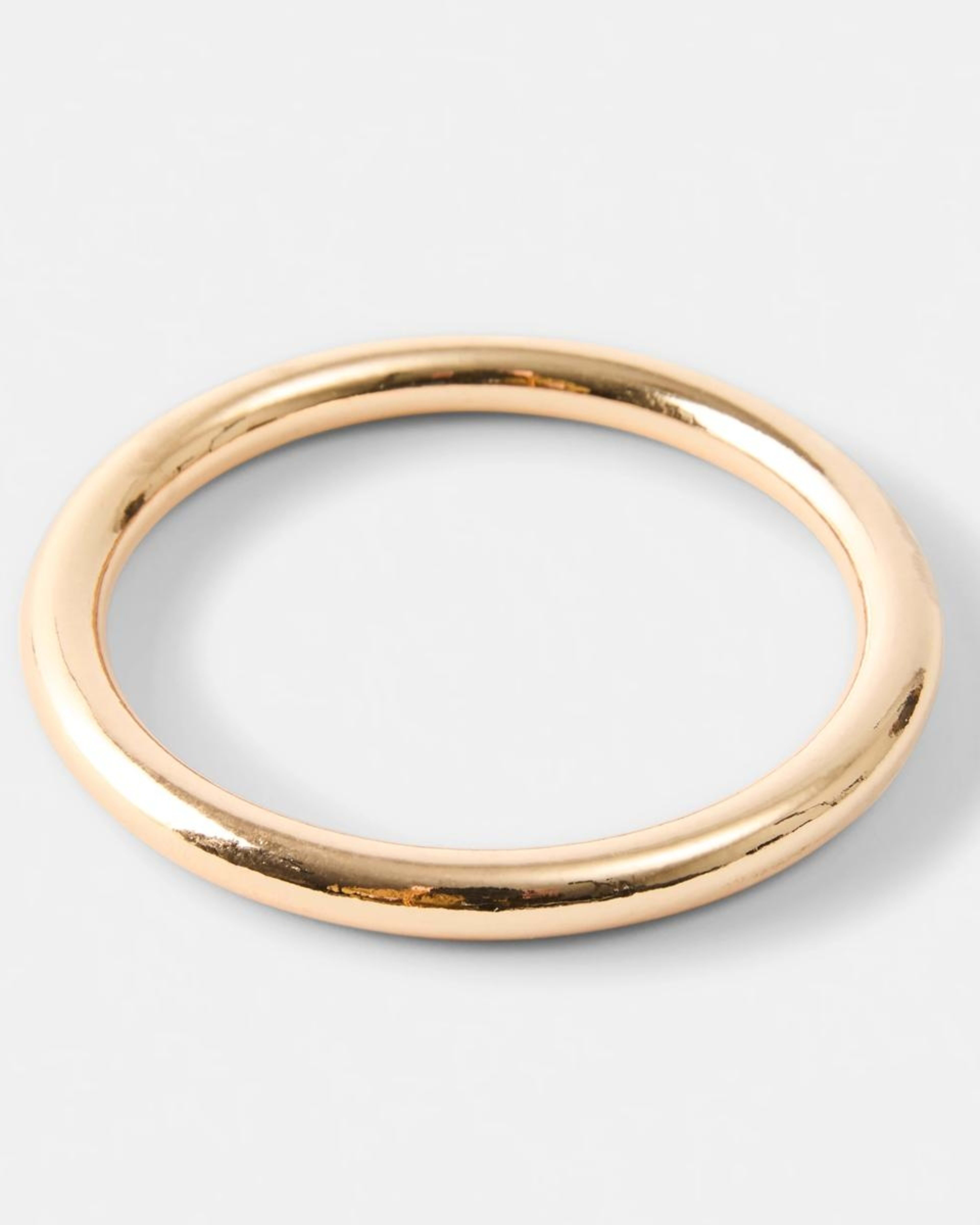 2 Smooth Bangle - Gold Tone Gold, 2 of 5