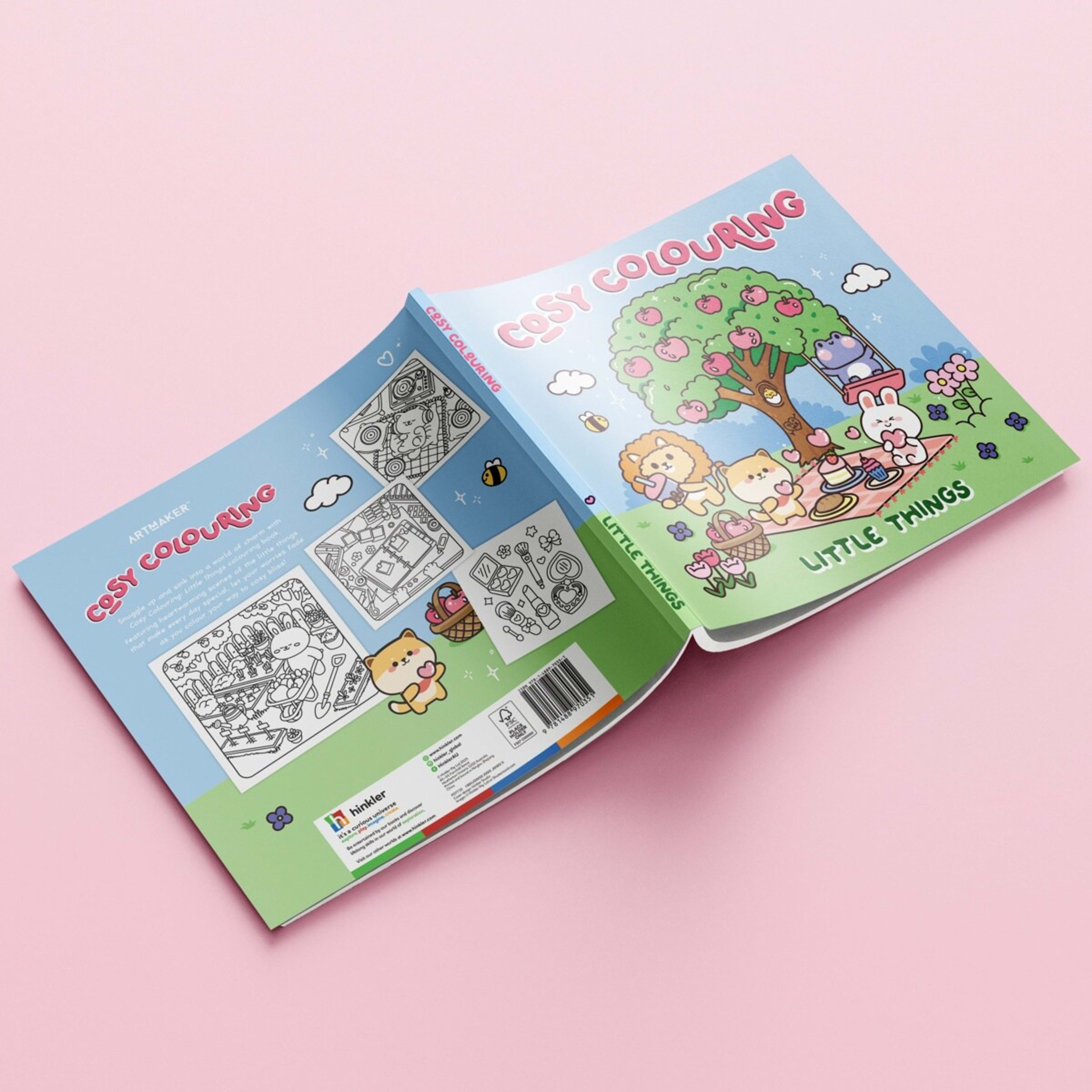 3 Art Maker Cosy Colouring: Little Things​ - Book, 3 of 4
