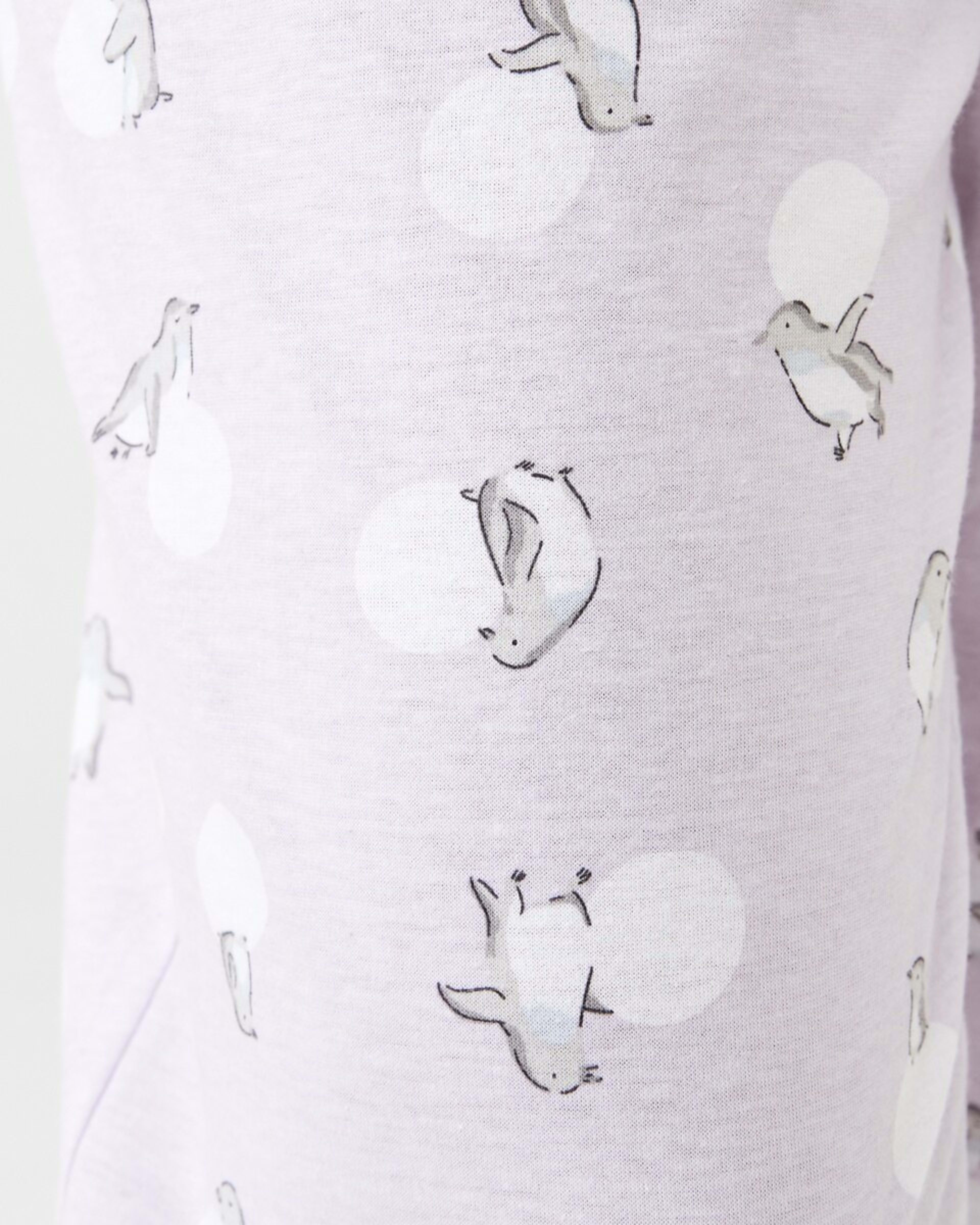 6 Printed Knit Cuffed Pants Penguin, 6 of 6