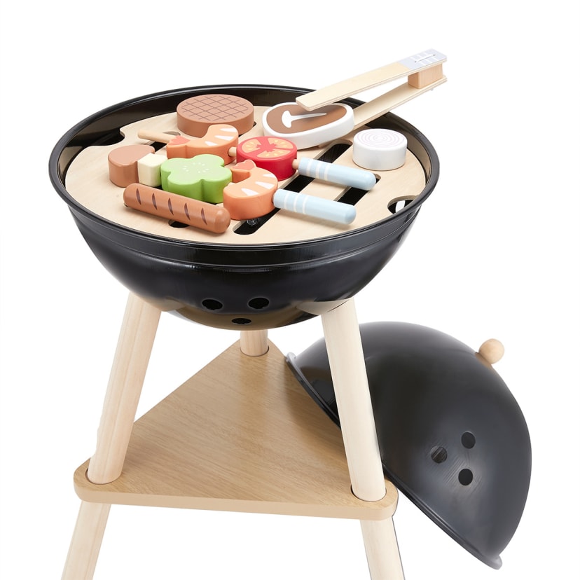 13 Piece Wooden BBQ Playset Kmart