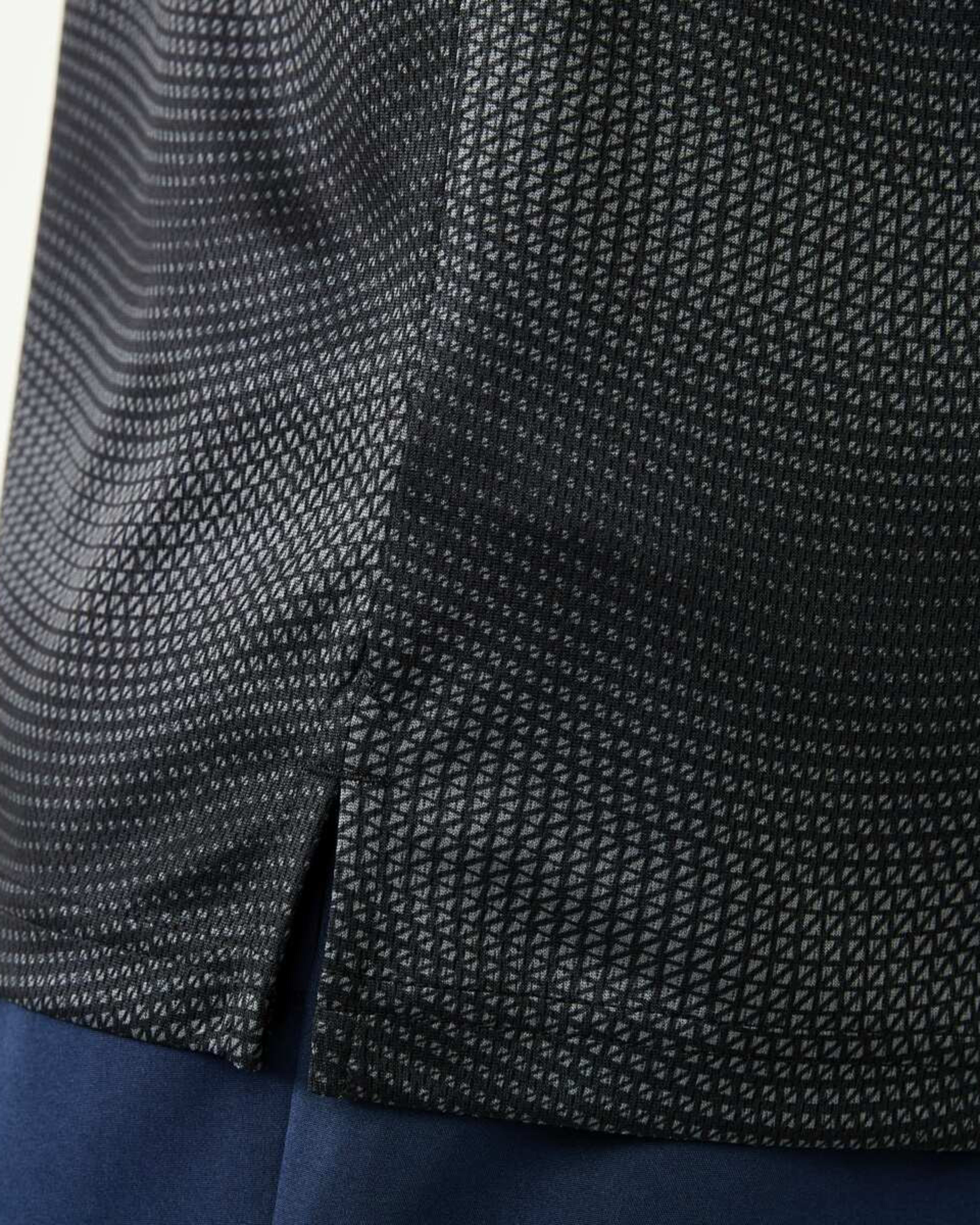 6 Active Mens Printed T-shirt OCEAN GEO BLACK, 6 of 6