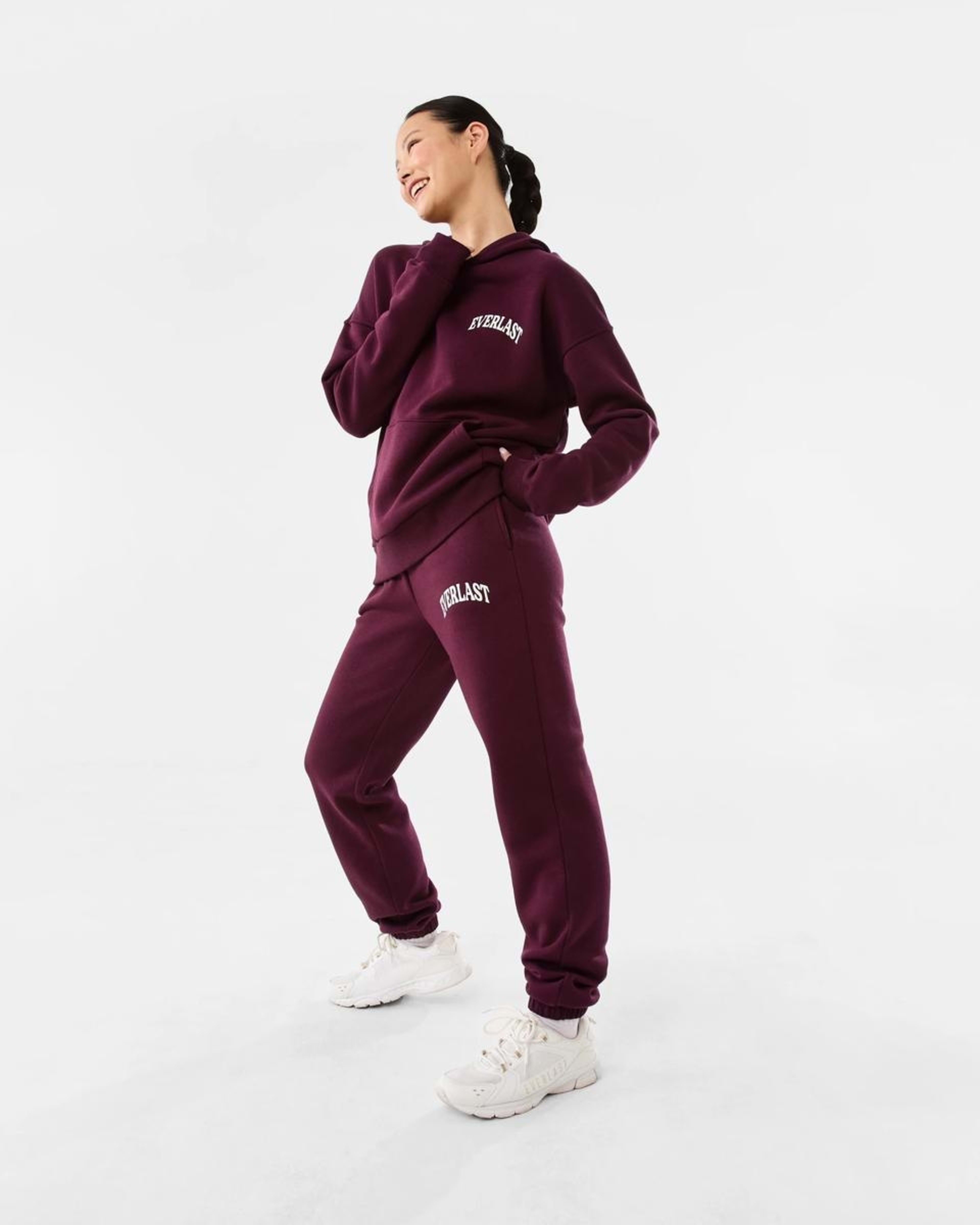 3 Everlast Womens Collegiate Sweatpants EVERLAST VARSITY CHERRY, 3 of 6