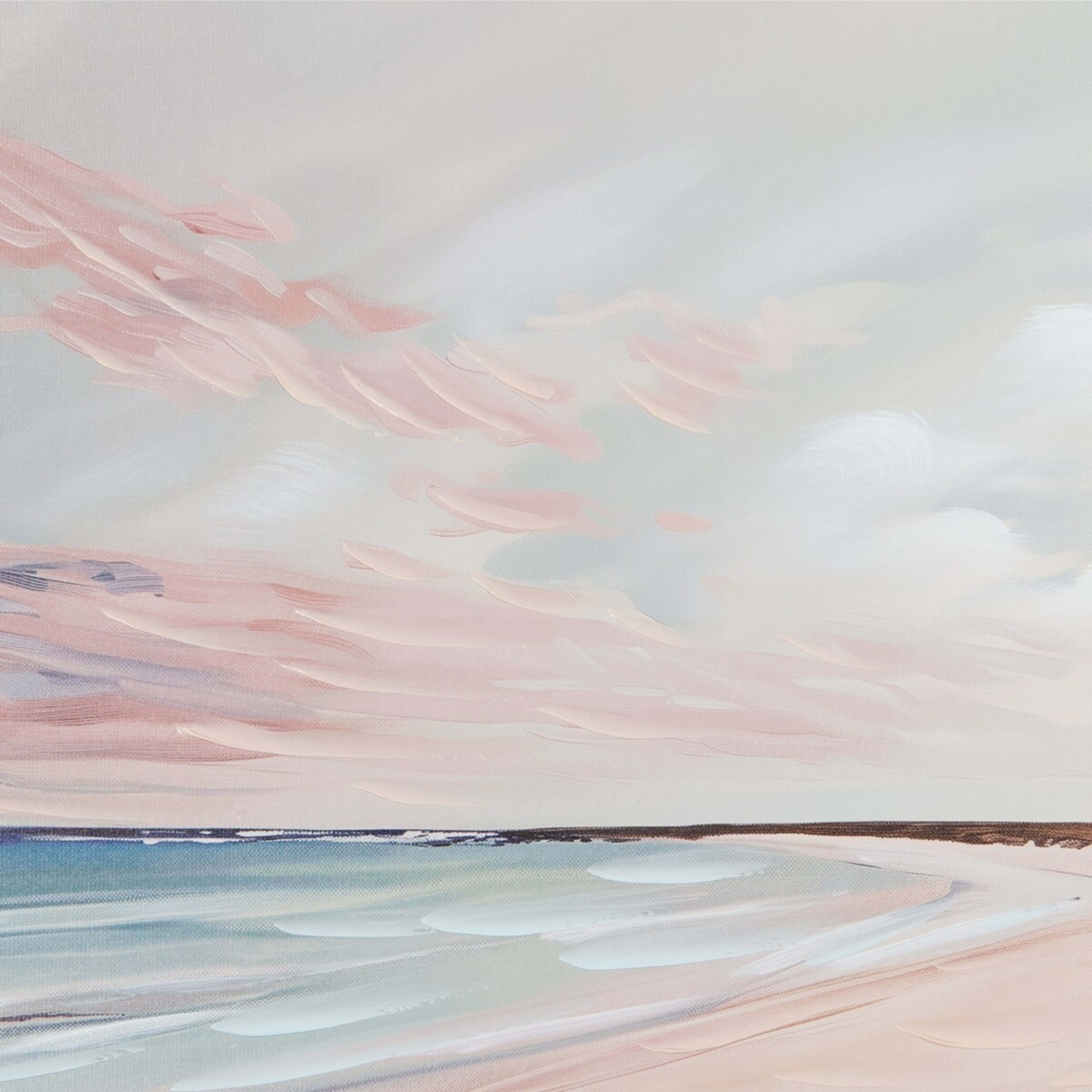 3 Sunset Beach Framed Canvas, 3 of 5
