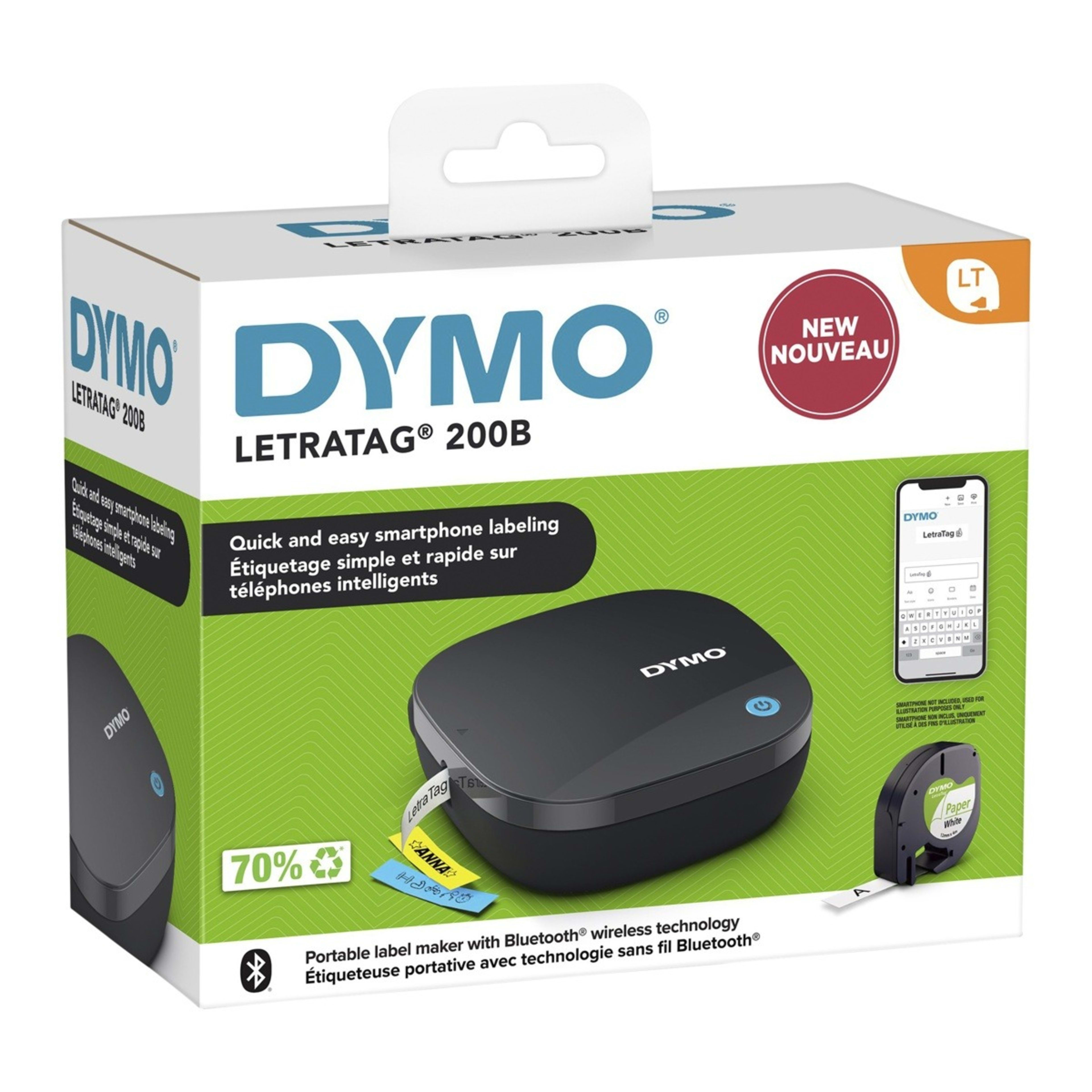 1 Dymo LetraTag 200B Bluetooth Label Maker, 1 of 10