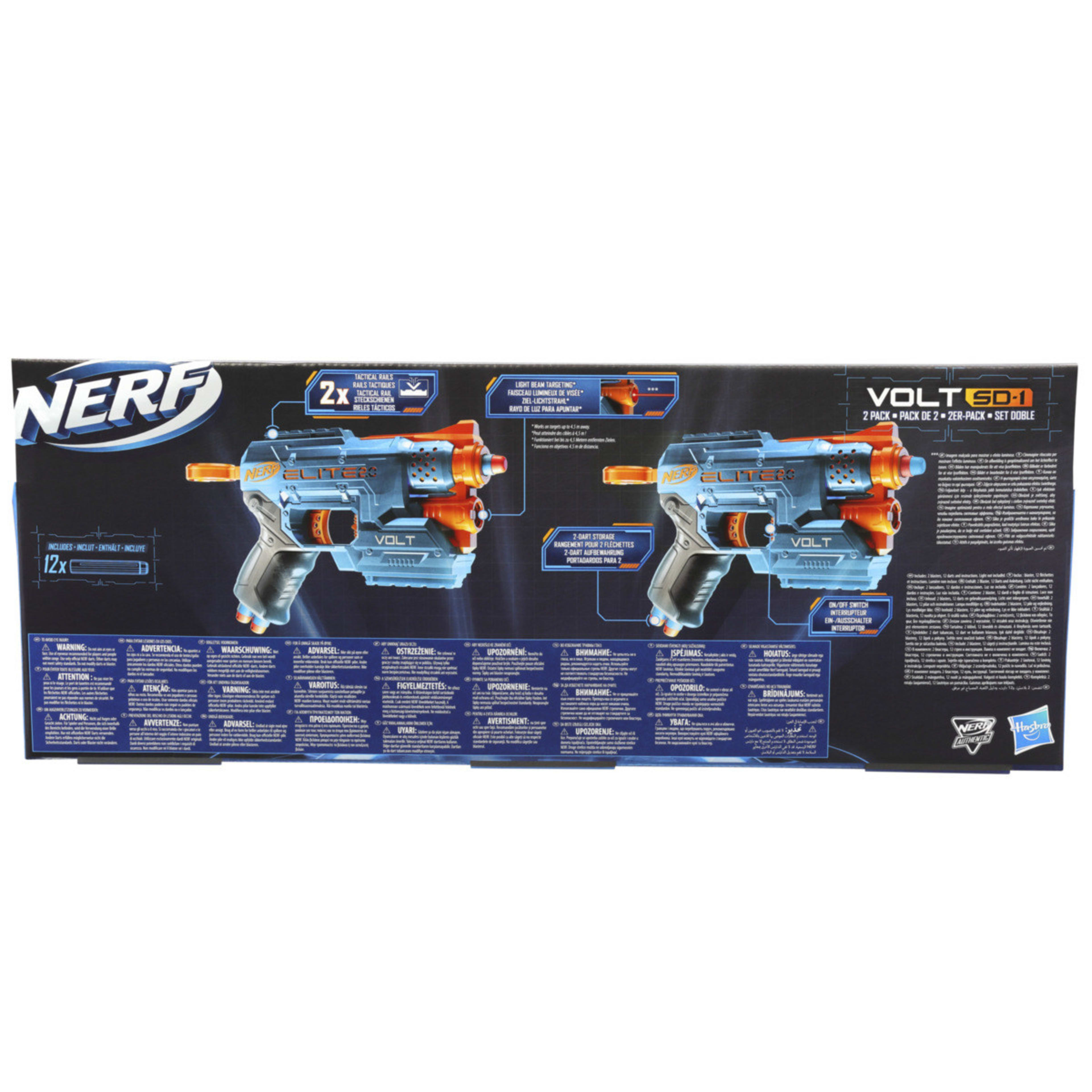 2 Pack NERF Elite 2.0 Volt SD1 Blasters Kmart