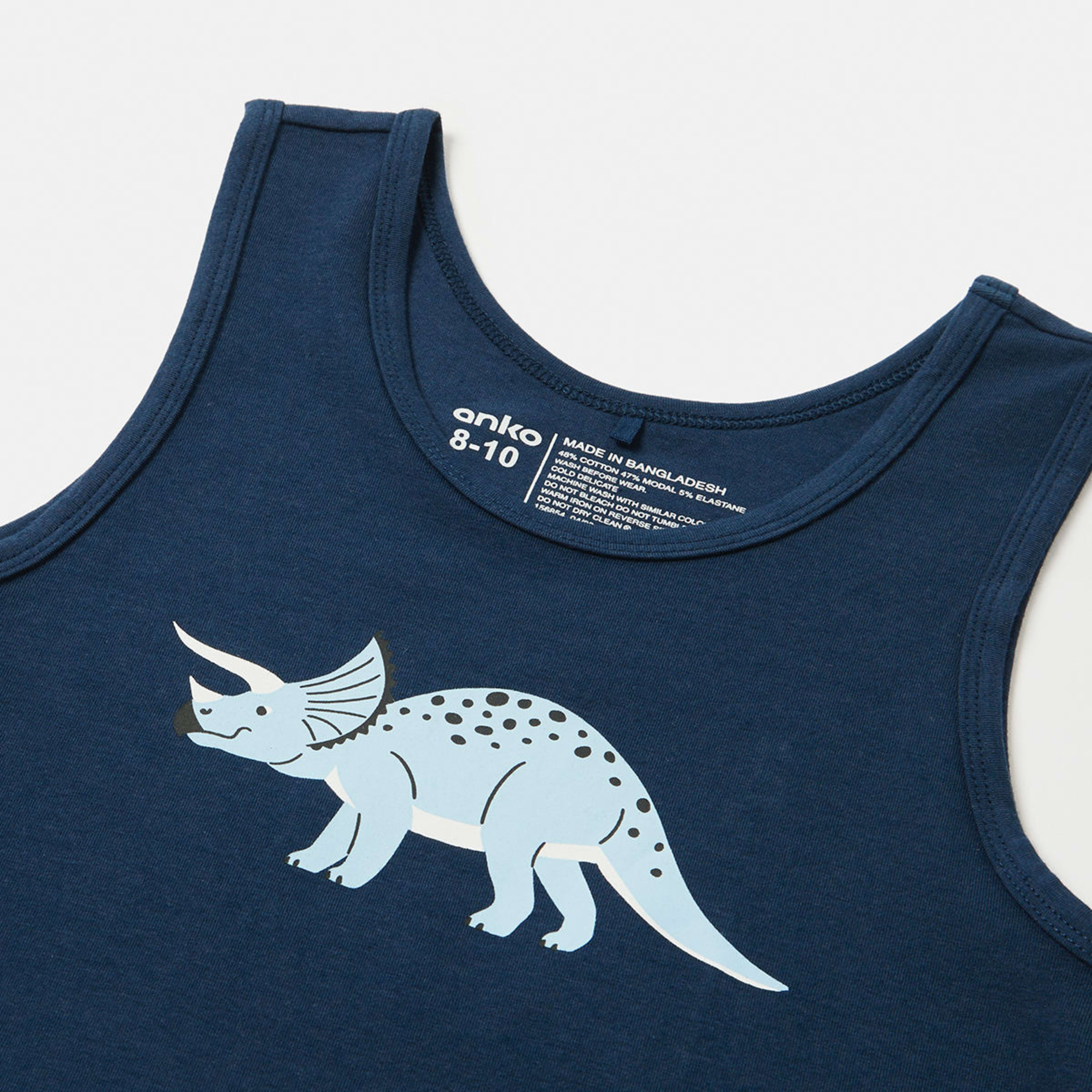 5 3 Pack Super Soft Singlets Dino, 5 of 6