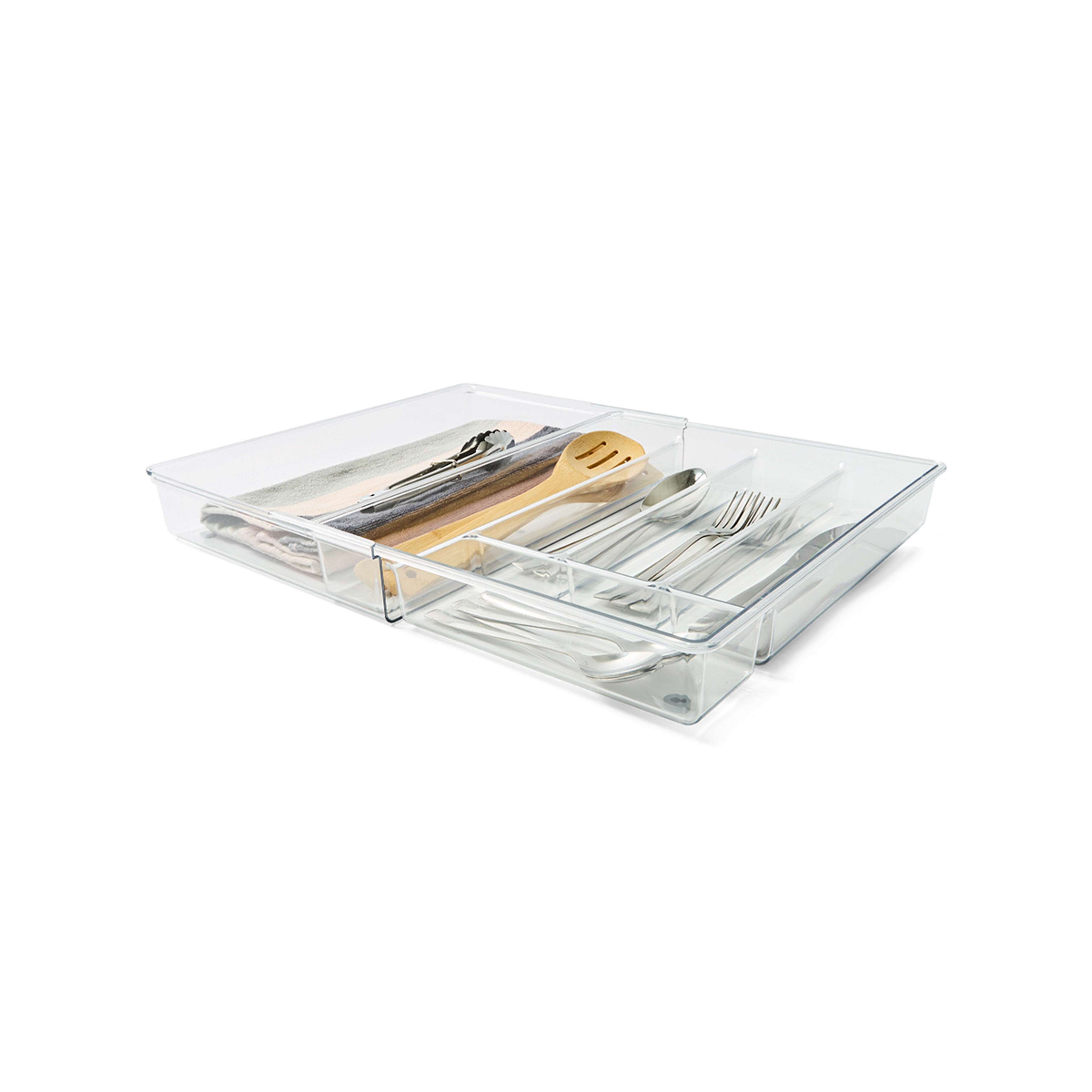 Clear Expandable Cutlery Tray Kmart