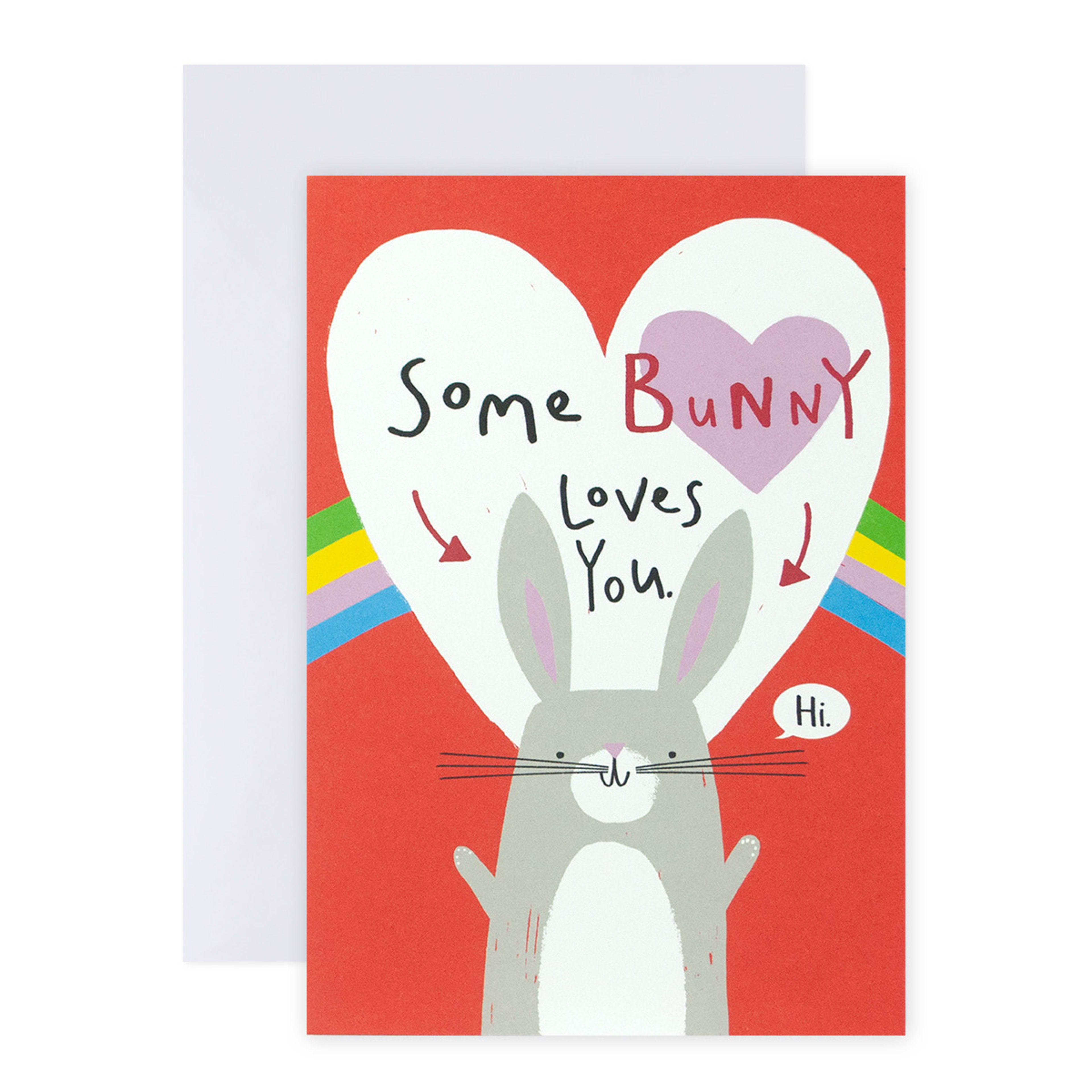 1 Creative Publishing by Hallmark Valentine's Day Card - Some Bunny Loves You, 1 of 2