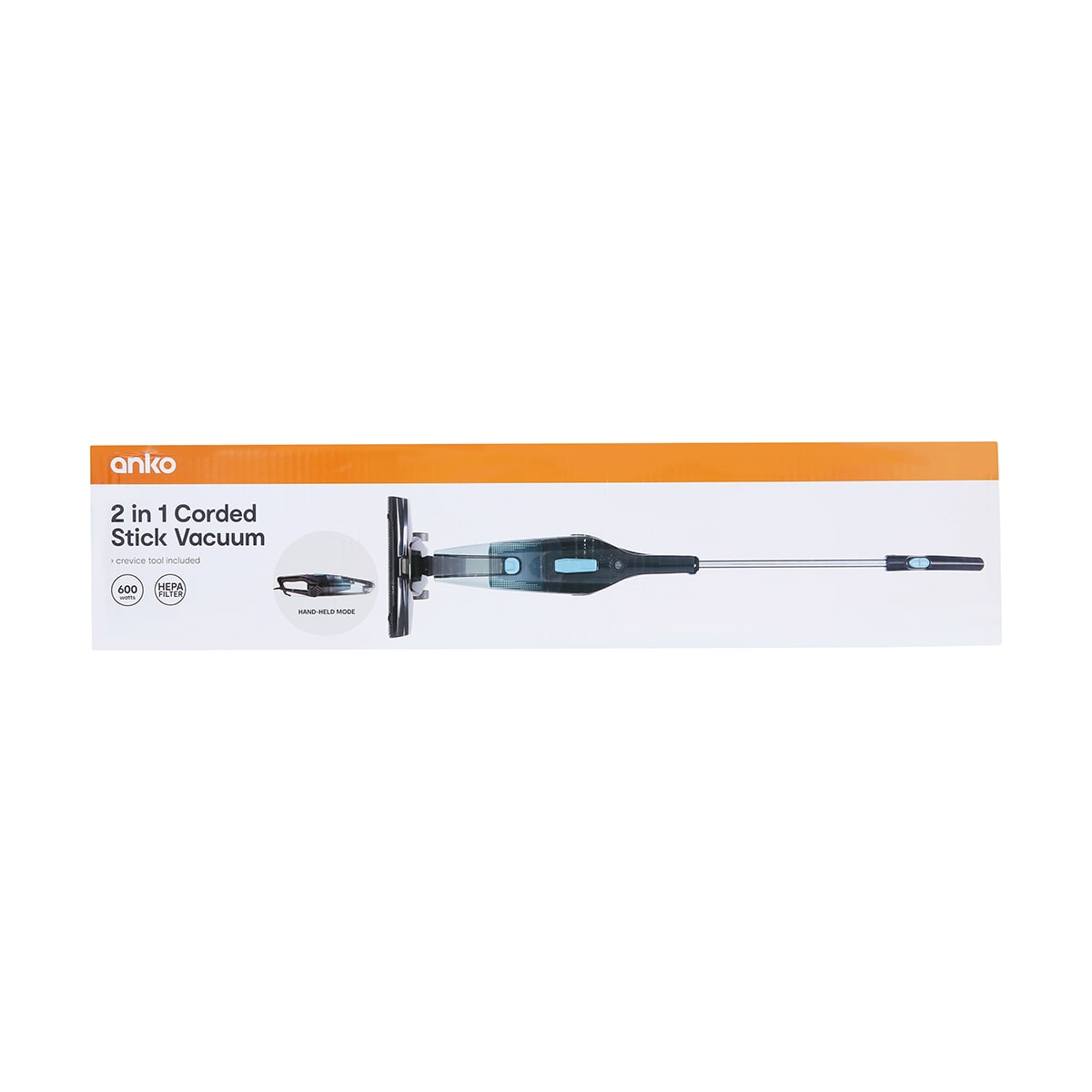 2-in-1 Corded Stick Vacuum - Kmart