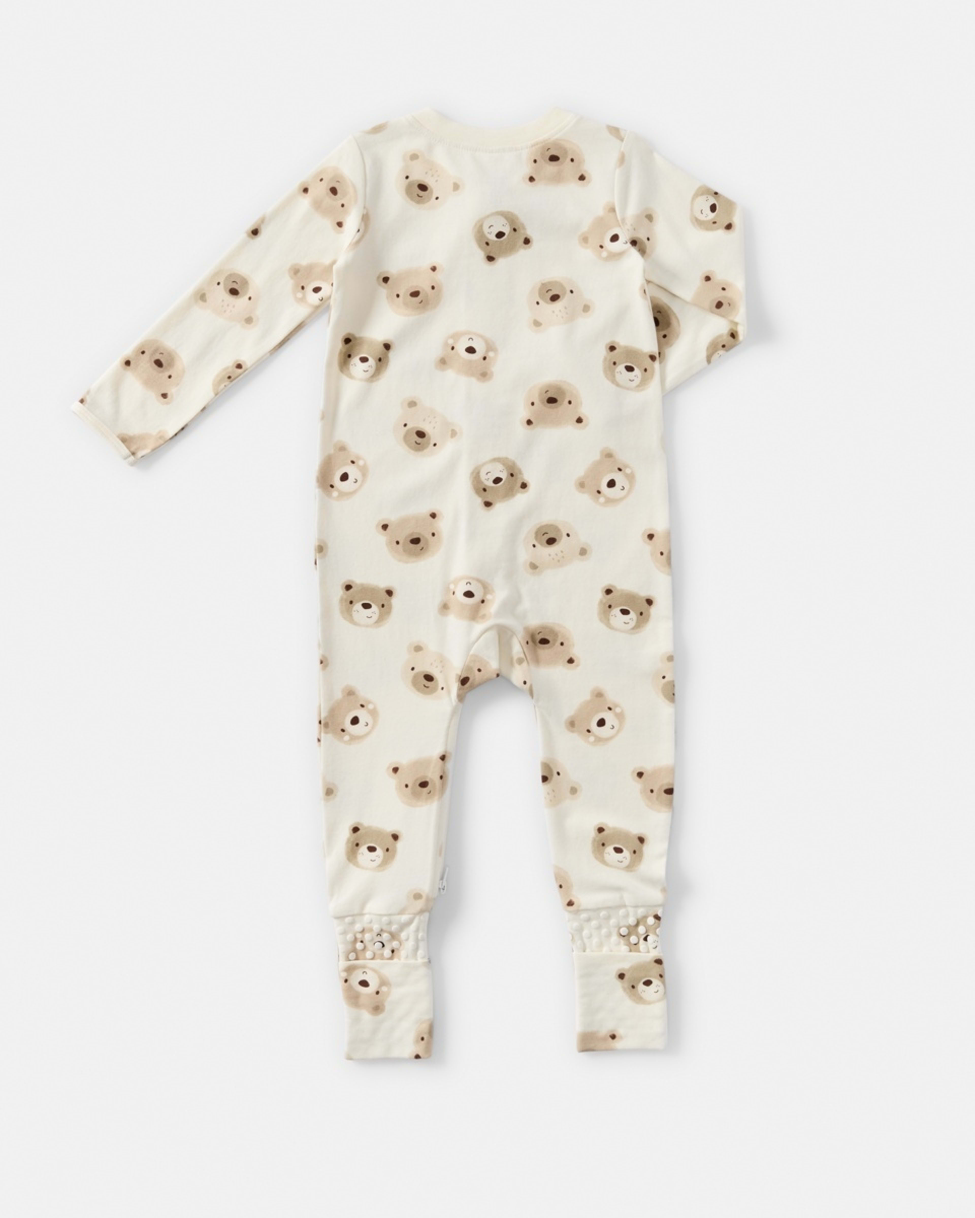 2 Turn Cuff Coverall Bge Bears2, 2 of 3