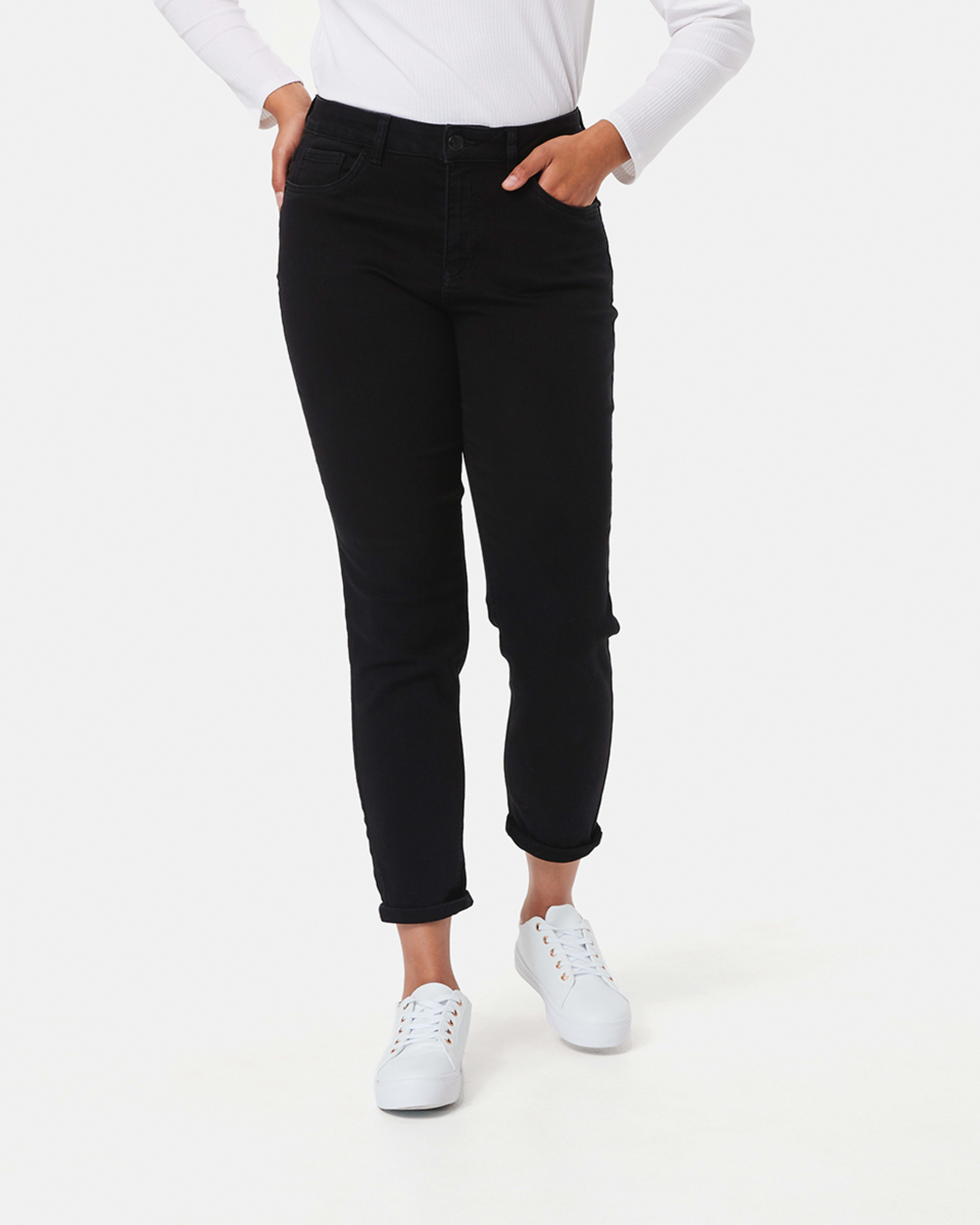 1 Boyfriend Jeans Black Wash, 1 of 4