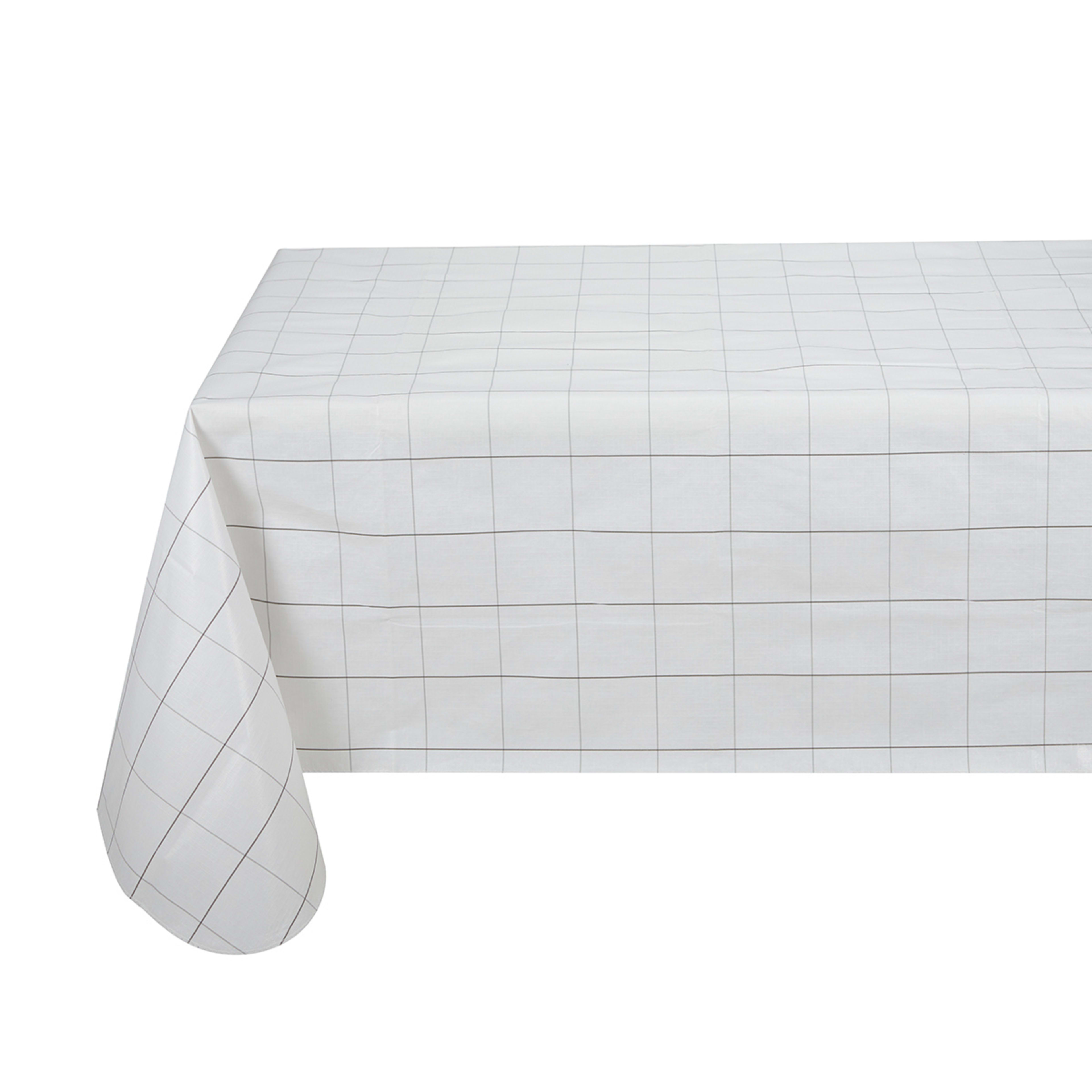 Grid Flannel Back Tablecloth Kmart