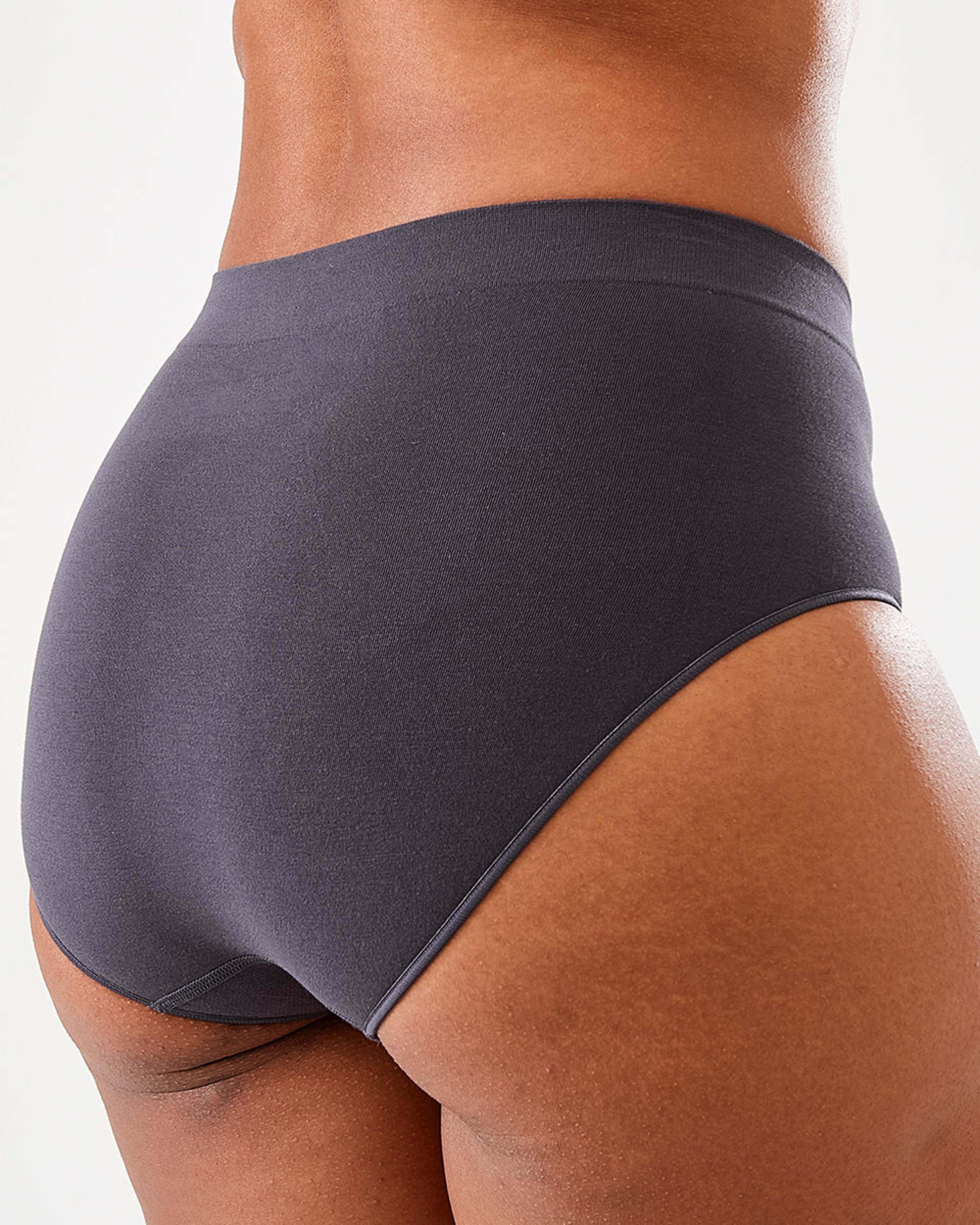 7 3 Pack Seamfree Cotton Full Briefs WASHED SLATE, SEAGRASS BLUE, BRIGHT TURQUOISE, 7 of 8