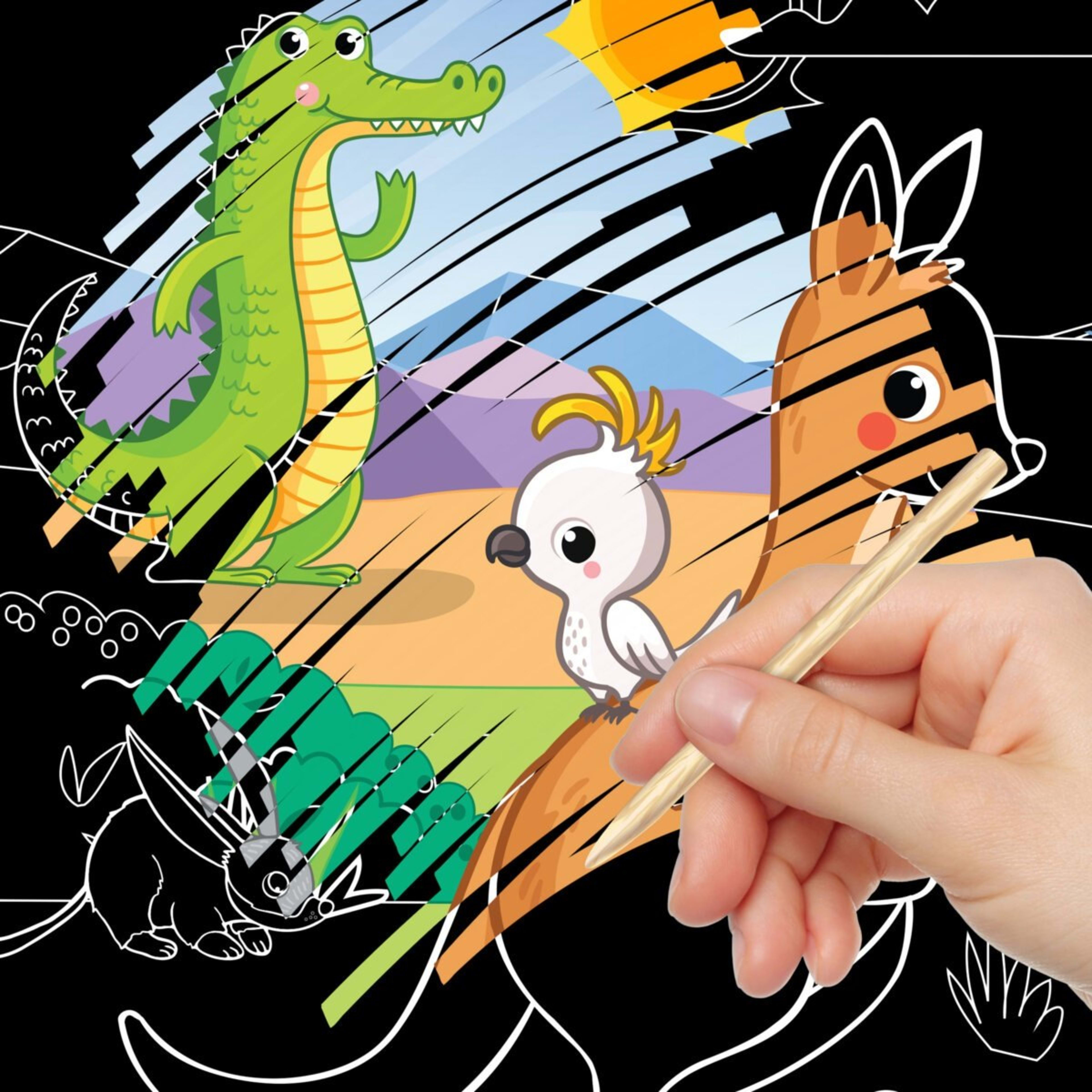 4 Scratch Surprise Aussie Animals - Book, 4 of 5