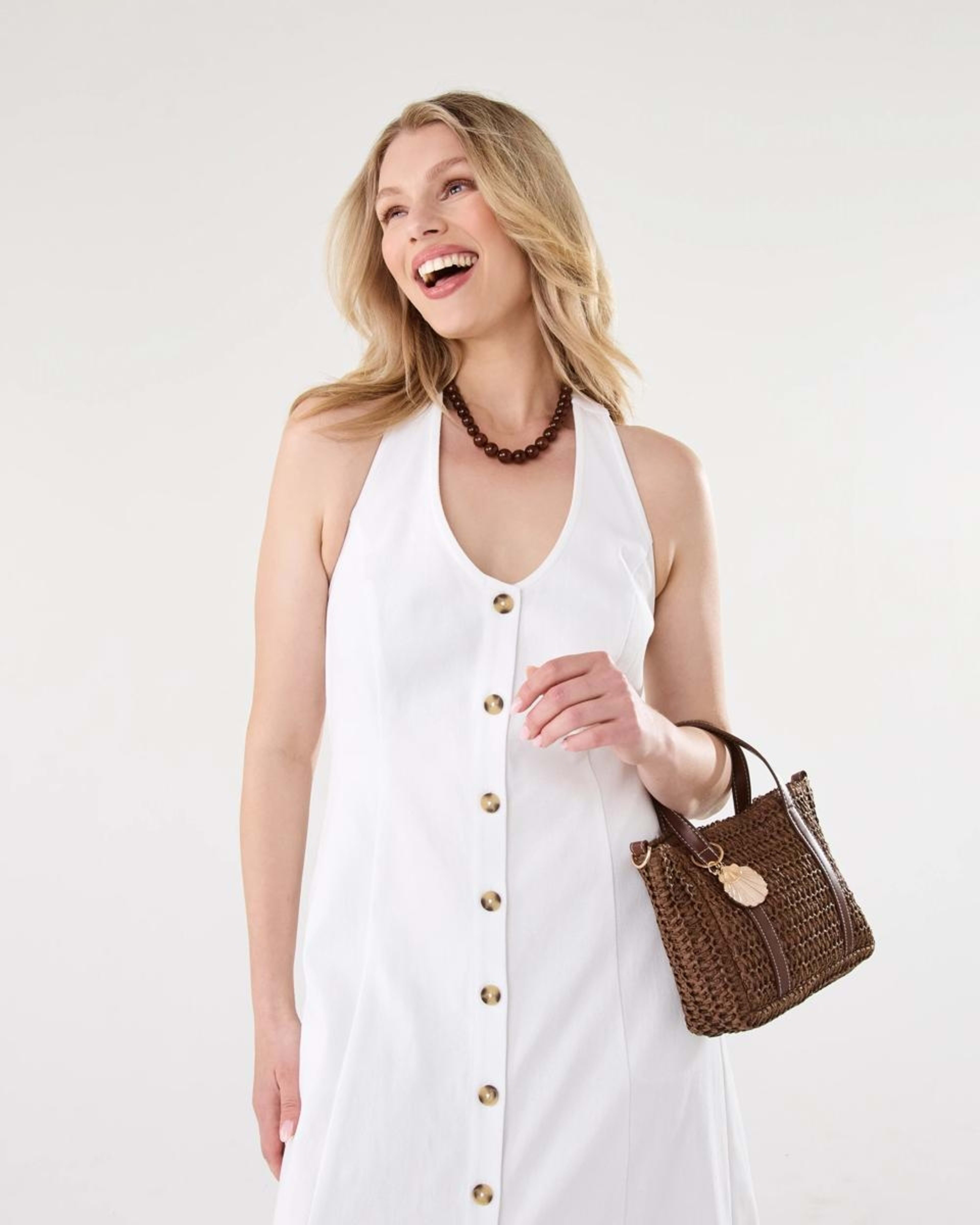 7 Mini Tote Bag Chocolate, 7 of 8