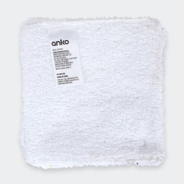 8 Pack Reusable Wipes Kmart NZ