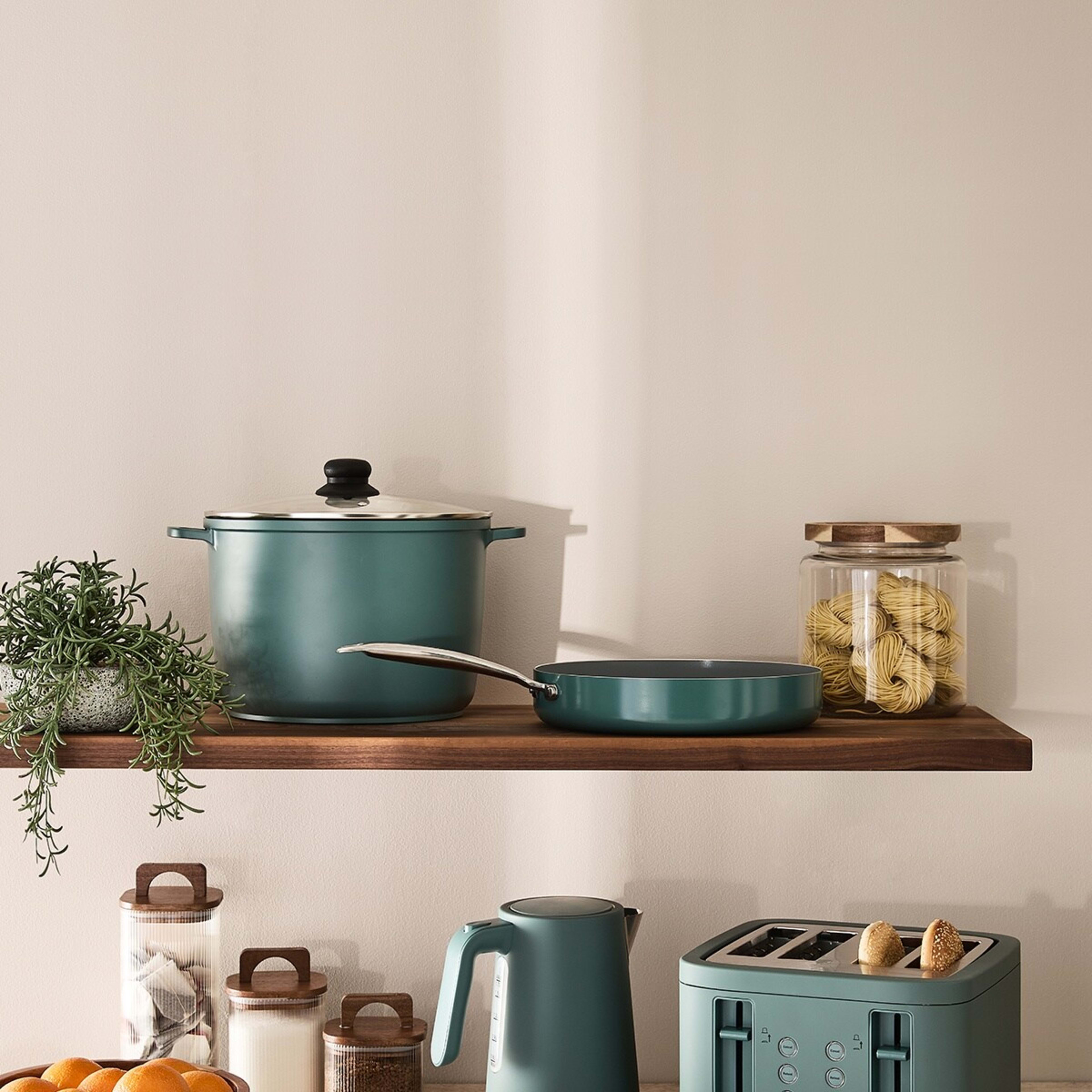 8 28cm Green Ceramic Non-Stick Frypan, 8 of 8