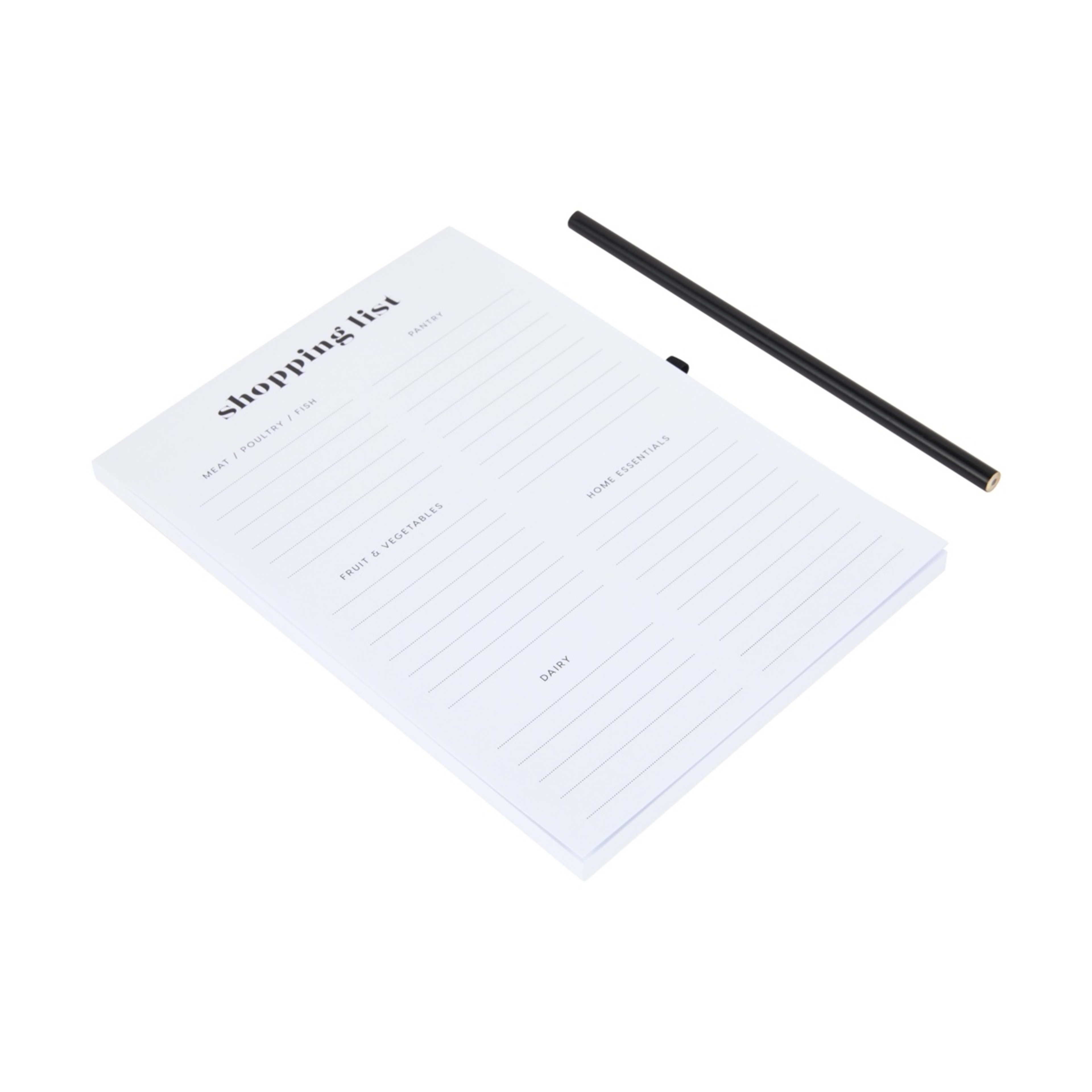 3 Shopping List with Pencil, 3 of 8