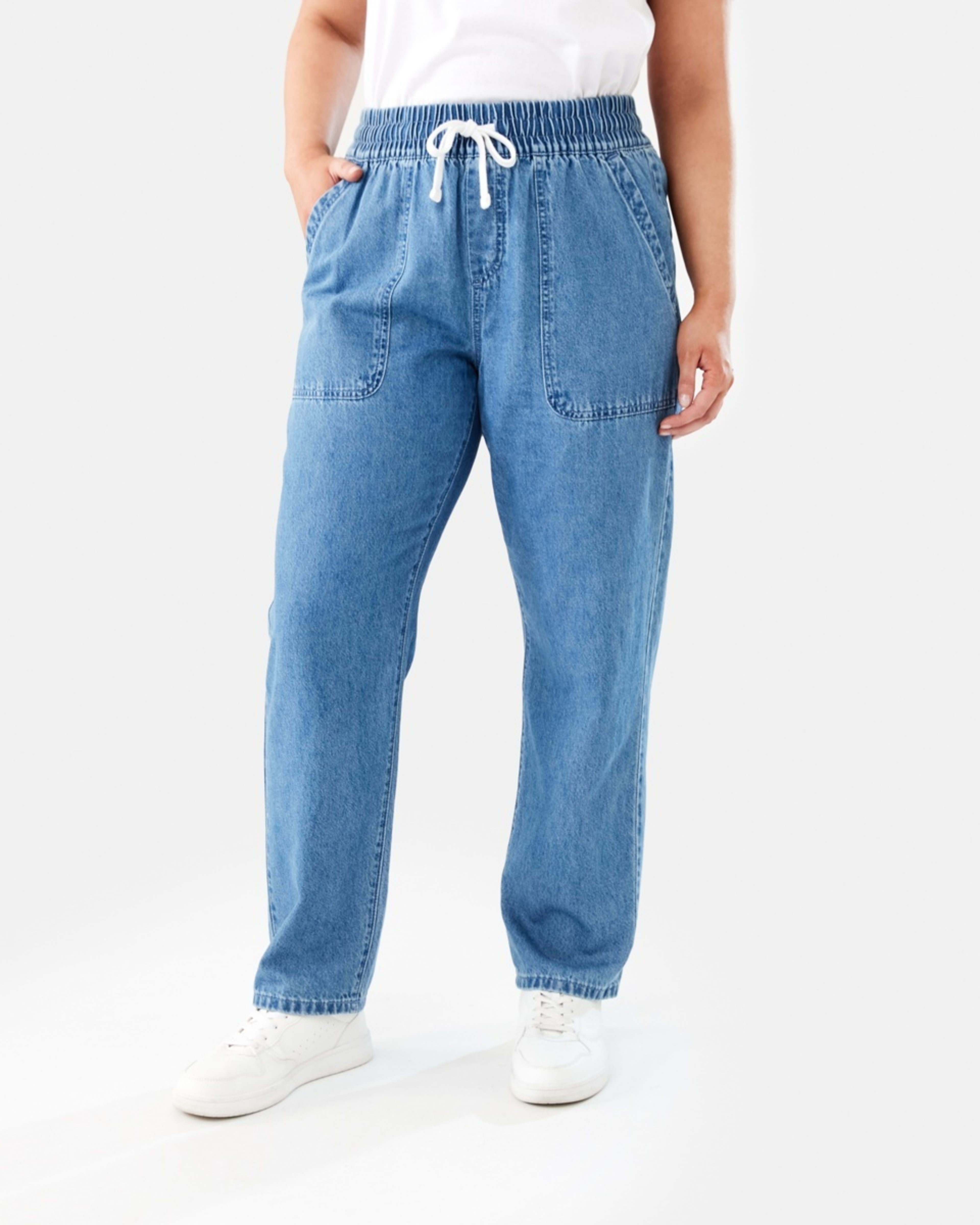 1 Denim Joggers MID WASH, 1 of 9
