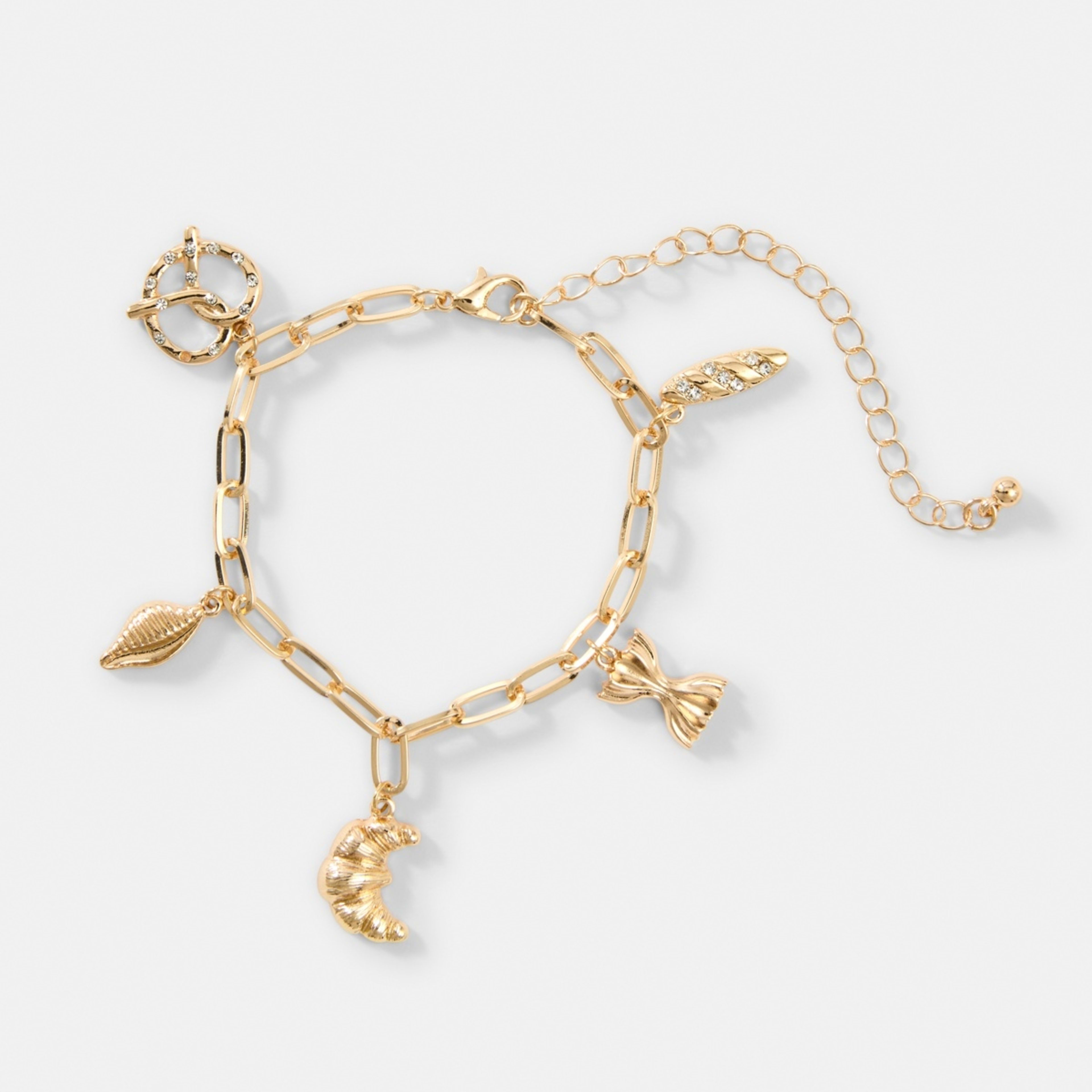 2 Carb Charms Bracelet - Gold Tone, 2 of 4