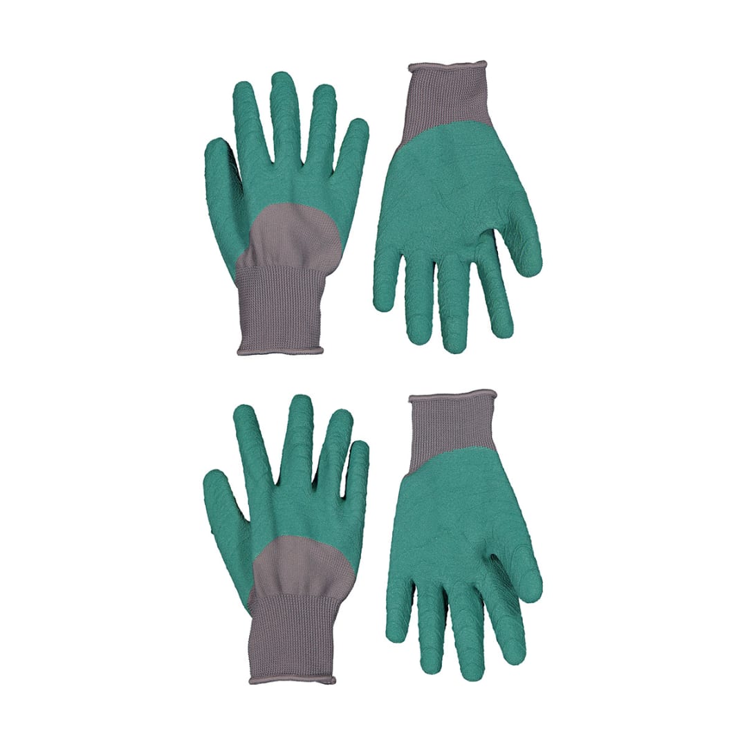 2 Pairs Garden Gloves Medium Kmart