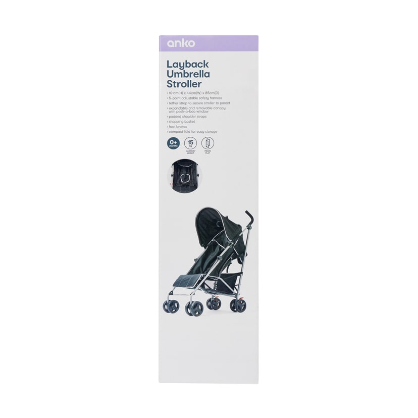 Layback Umbrella Stroller Kmart