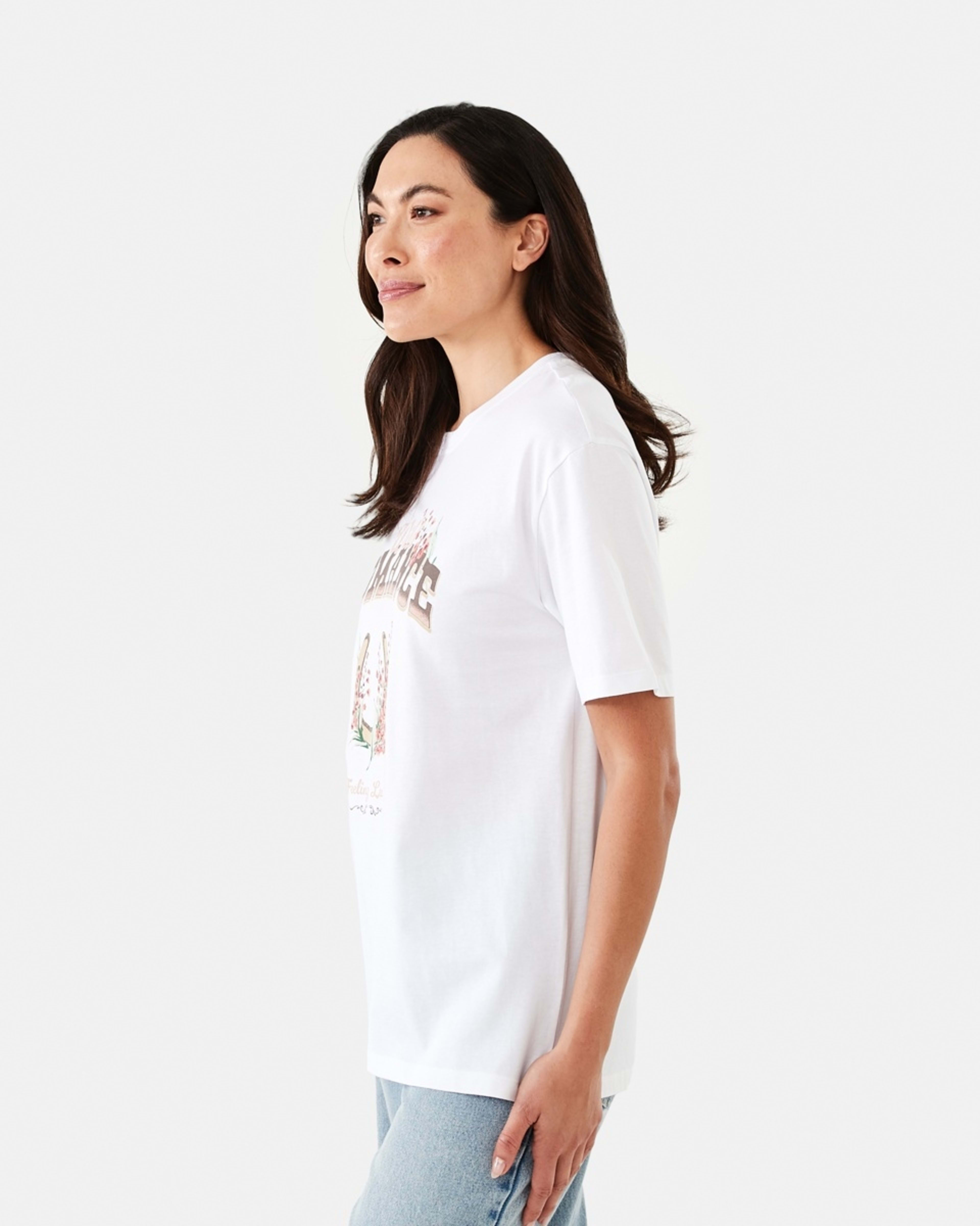2 Short Sleeve Oversized Boyfriend T-shirt Wld Romnce, 2 of 5