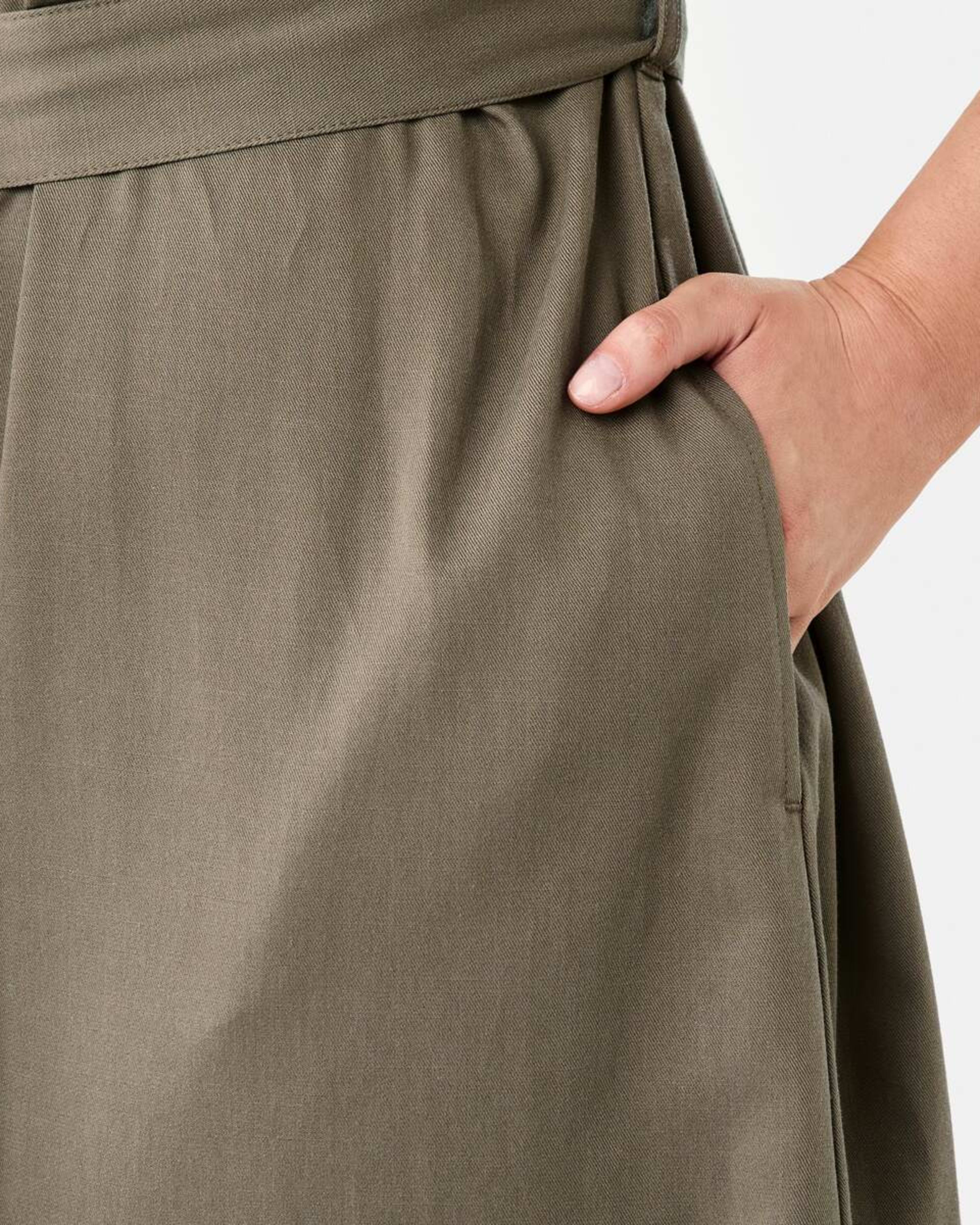 8 Short Sleeve Button Through Midi Dress PAVEMENT GREY, 8 of 9