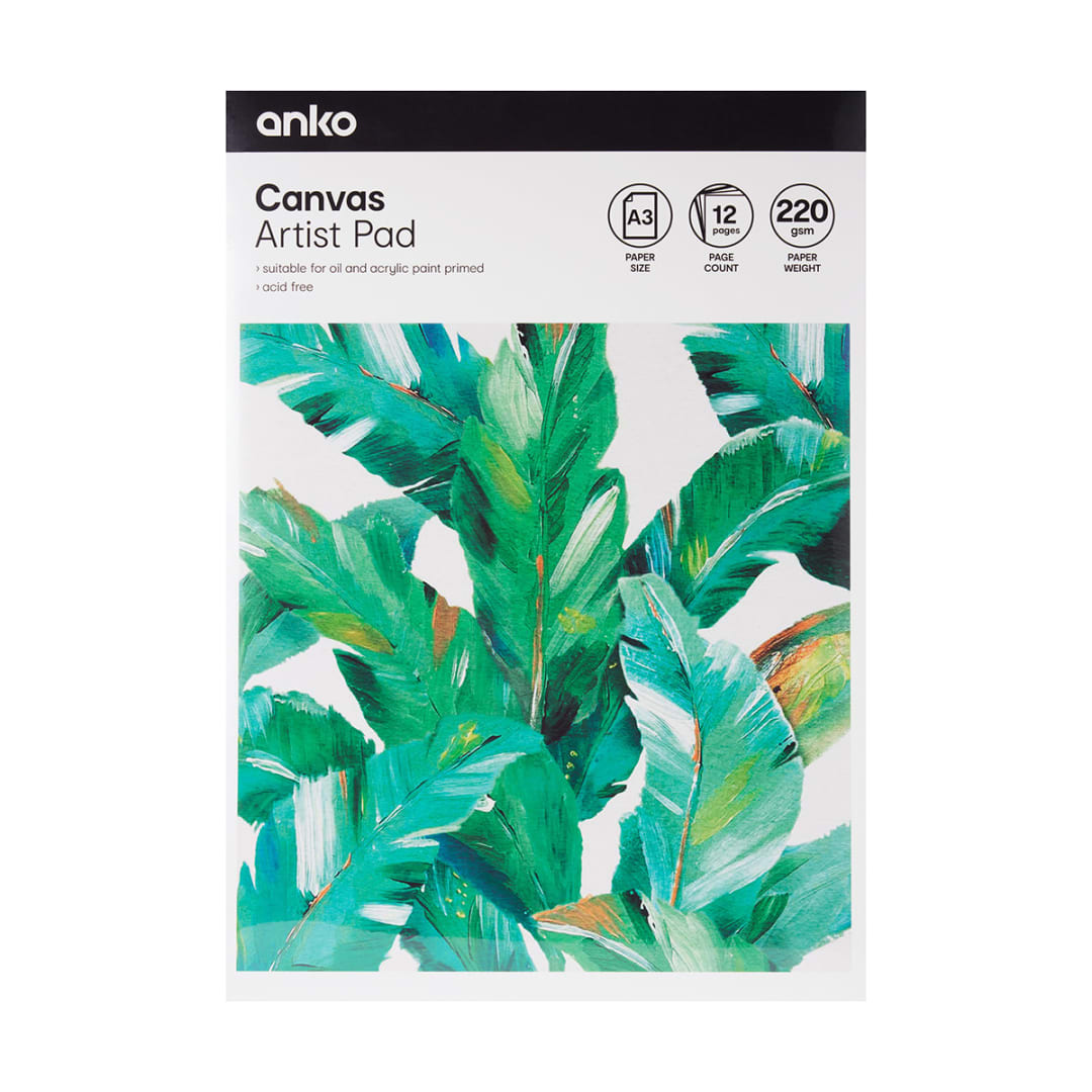 A3 Canvas Artist Pad Kmart
