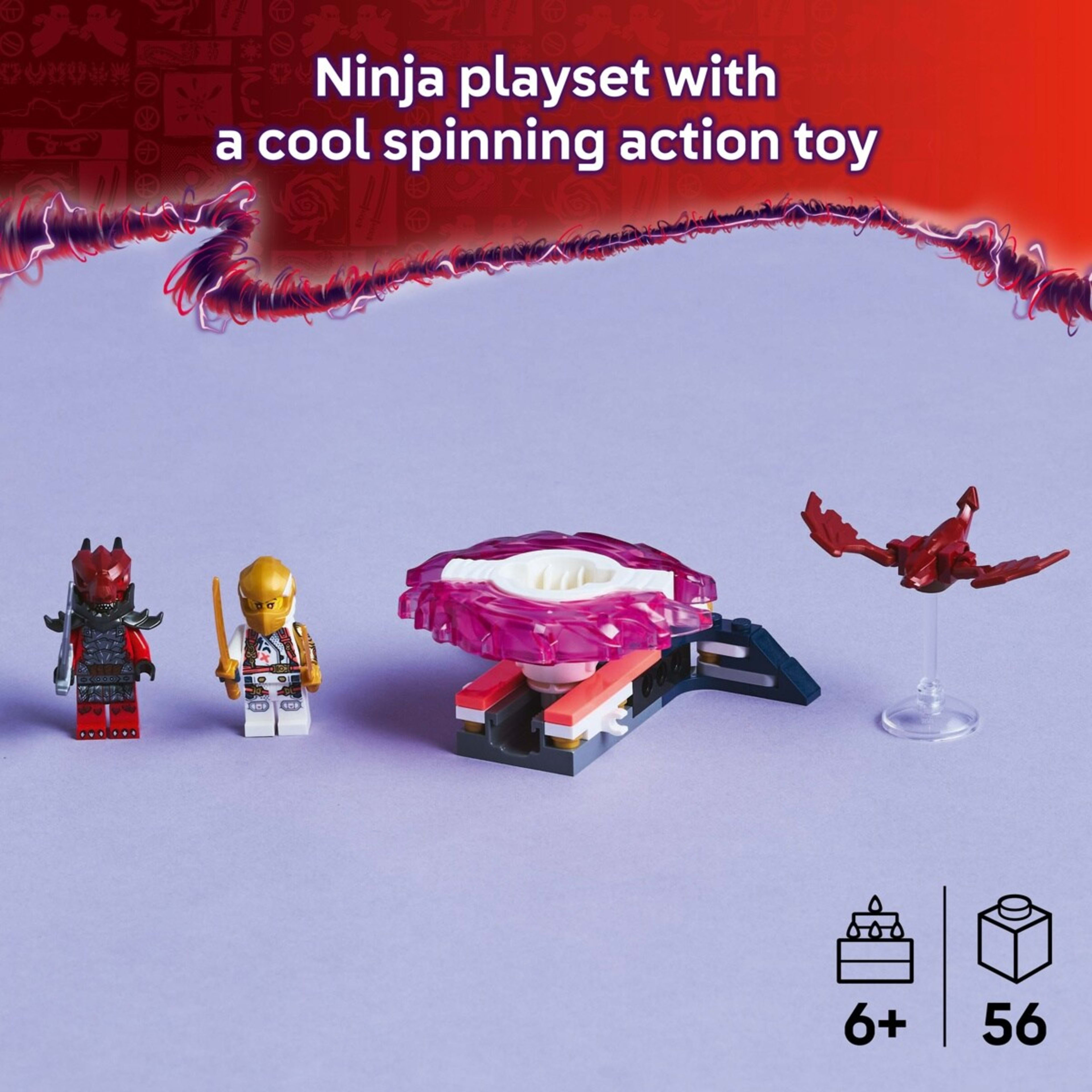 5 LEGO NINJAGO Sora's Dragon Spinjitzu Spinner 71824, 5 of 10