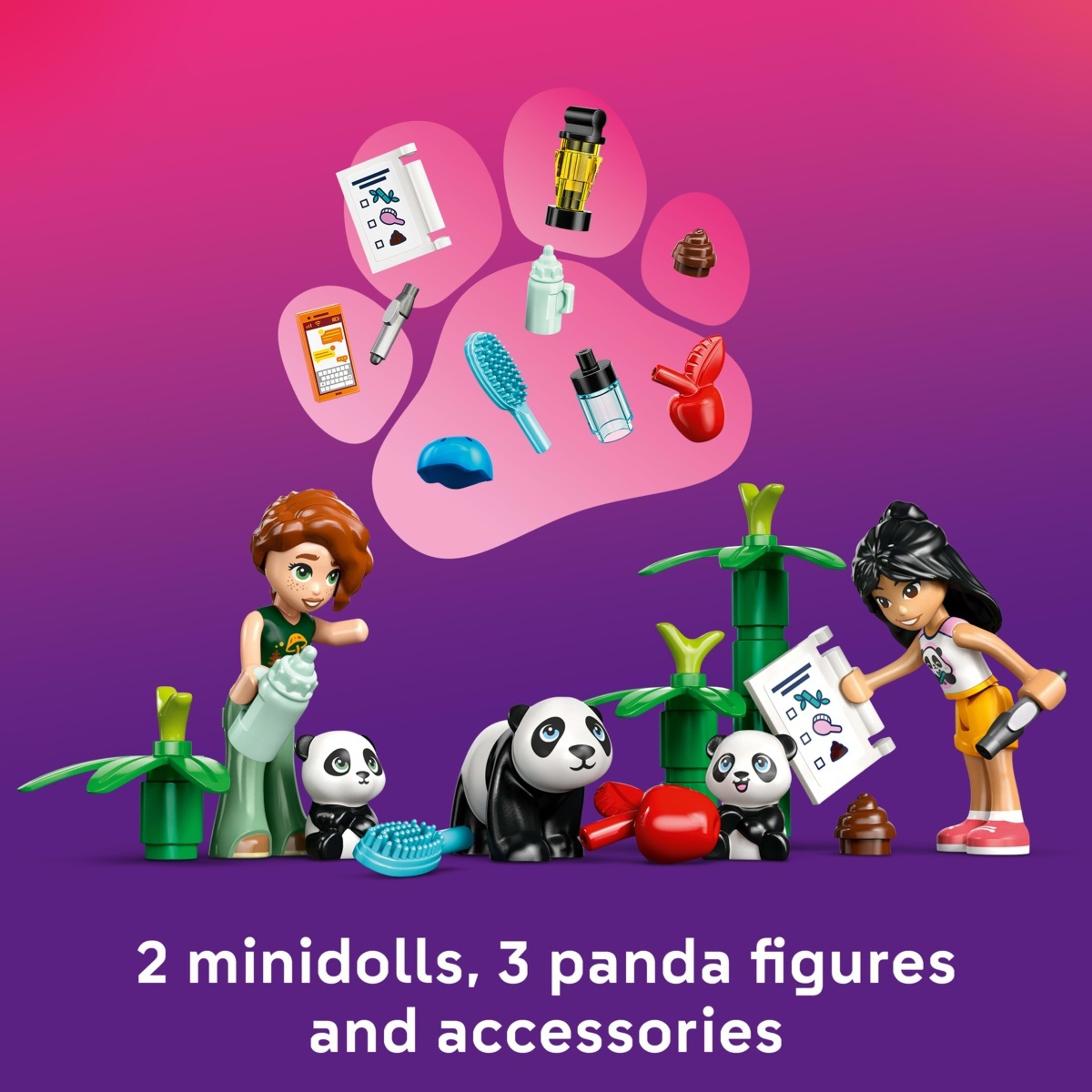 7 LEGO Friends Panda Sanctuary Animal Care 42648, 7 of 11