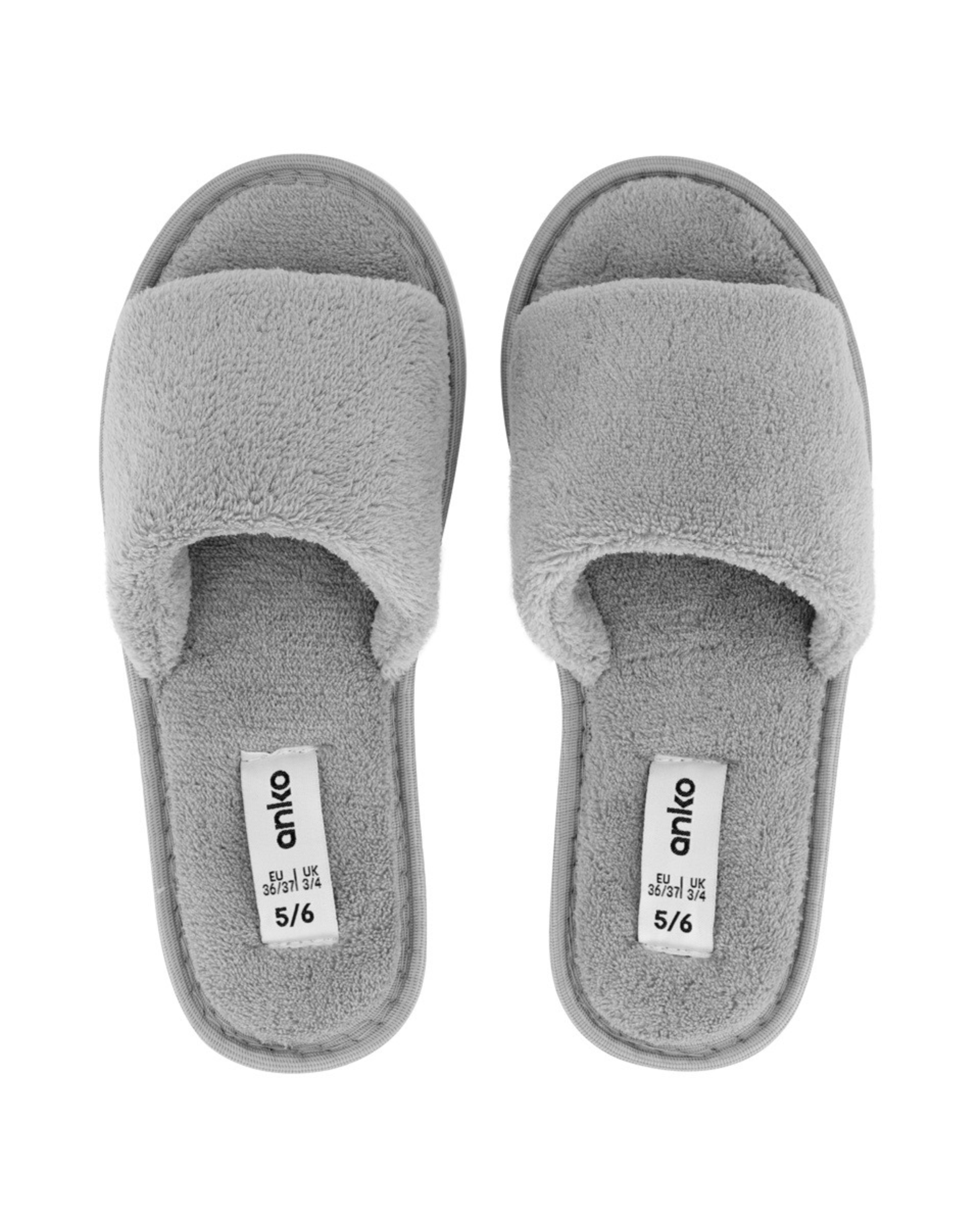 3 Scuff Slippers SOFT LIGHT GREY, 3 of 4