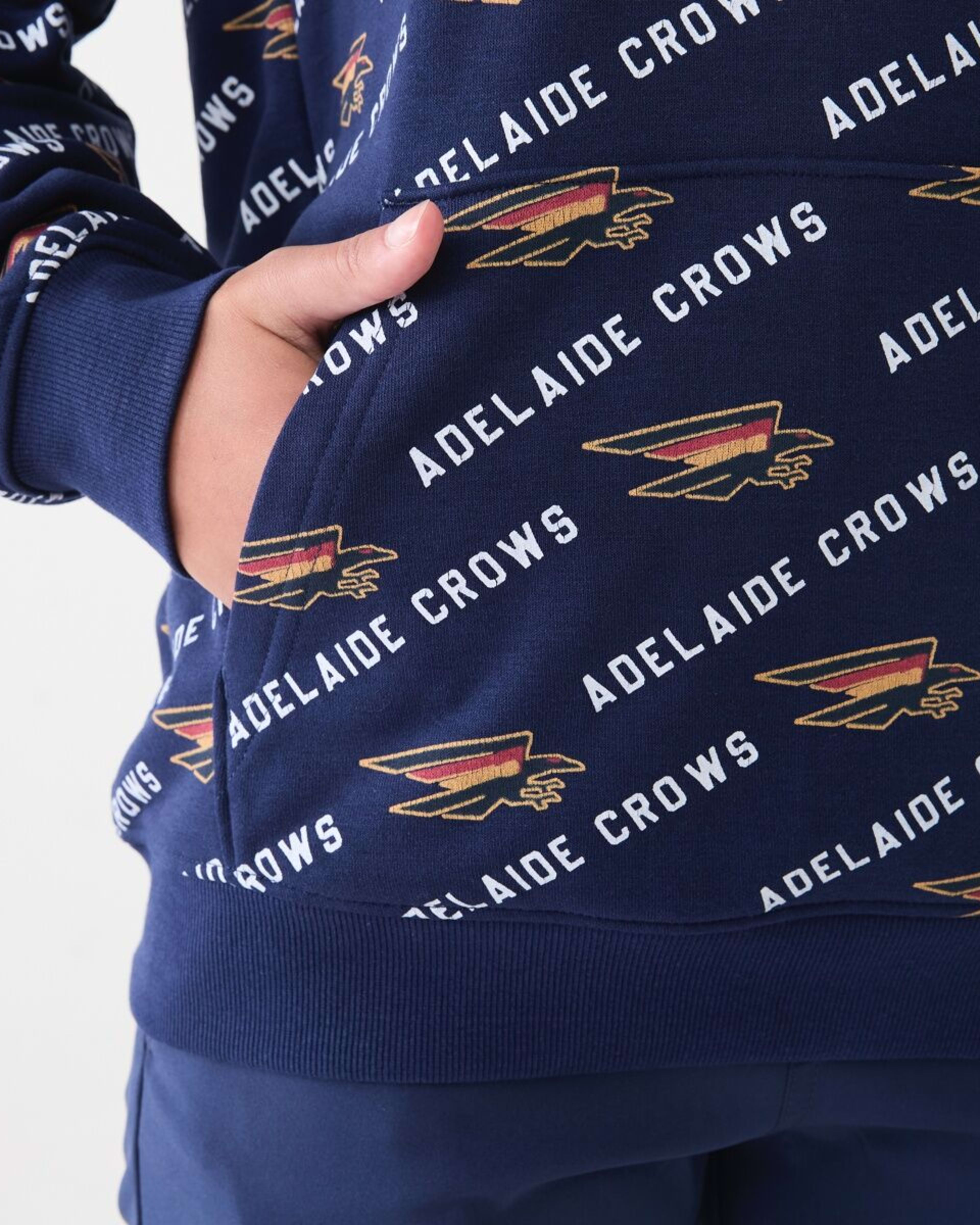 7 Official AFL Kids All Over Print Hoodie Adelaide, 7 of 10