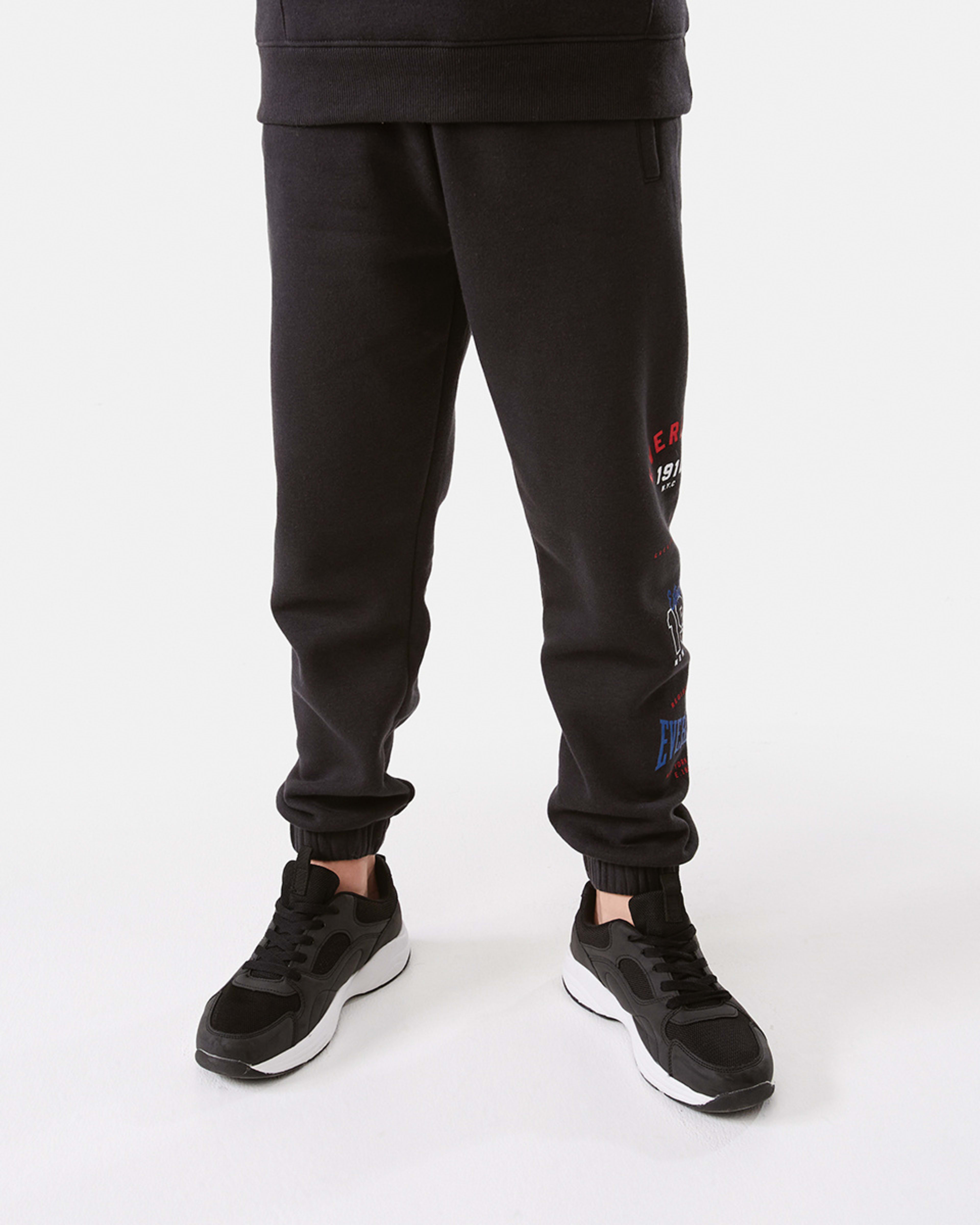 1 Everlast Kids Logo Trackpants Wash Black