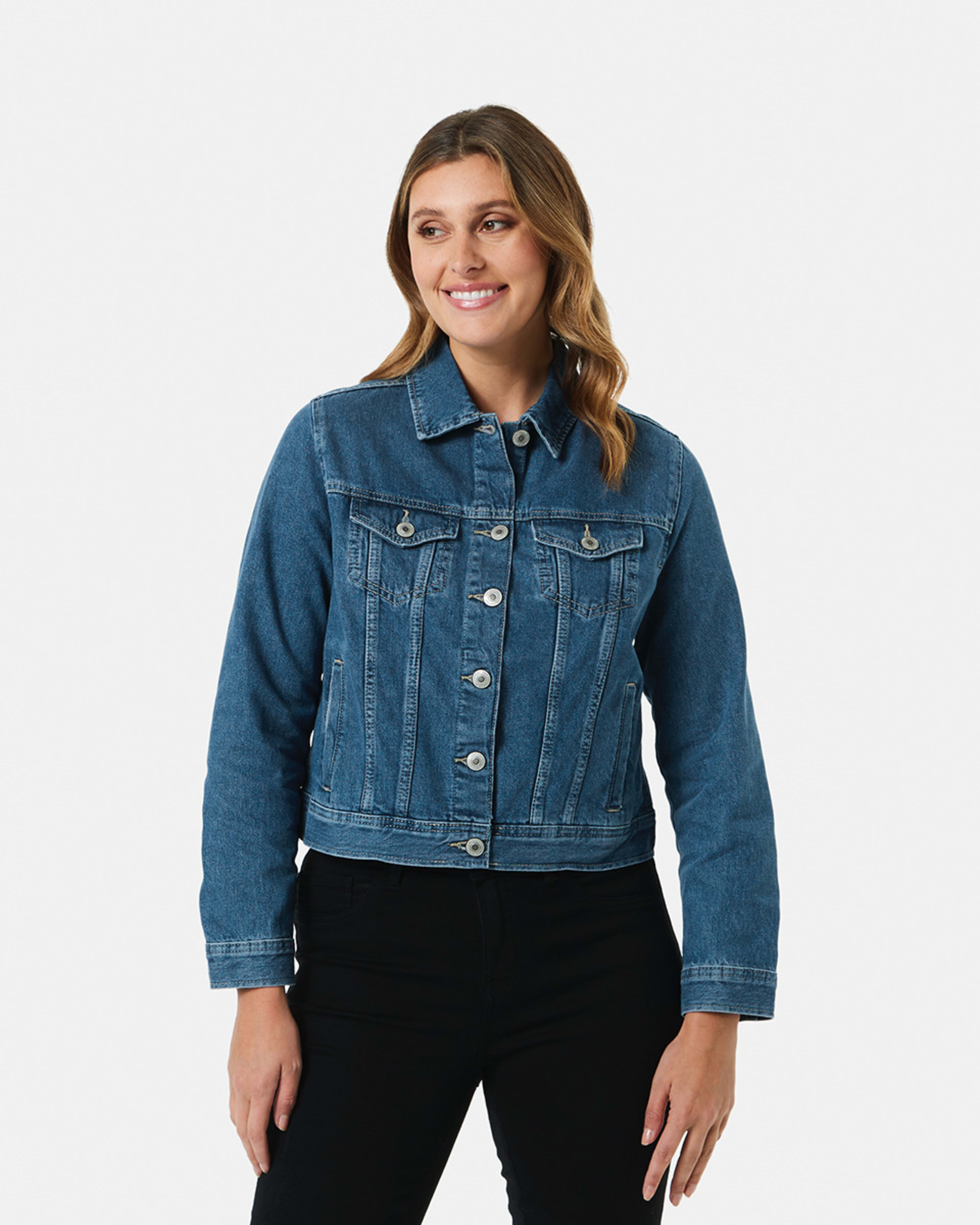2 Denim Jacket MID WASH, 2 of 7