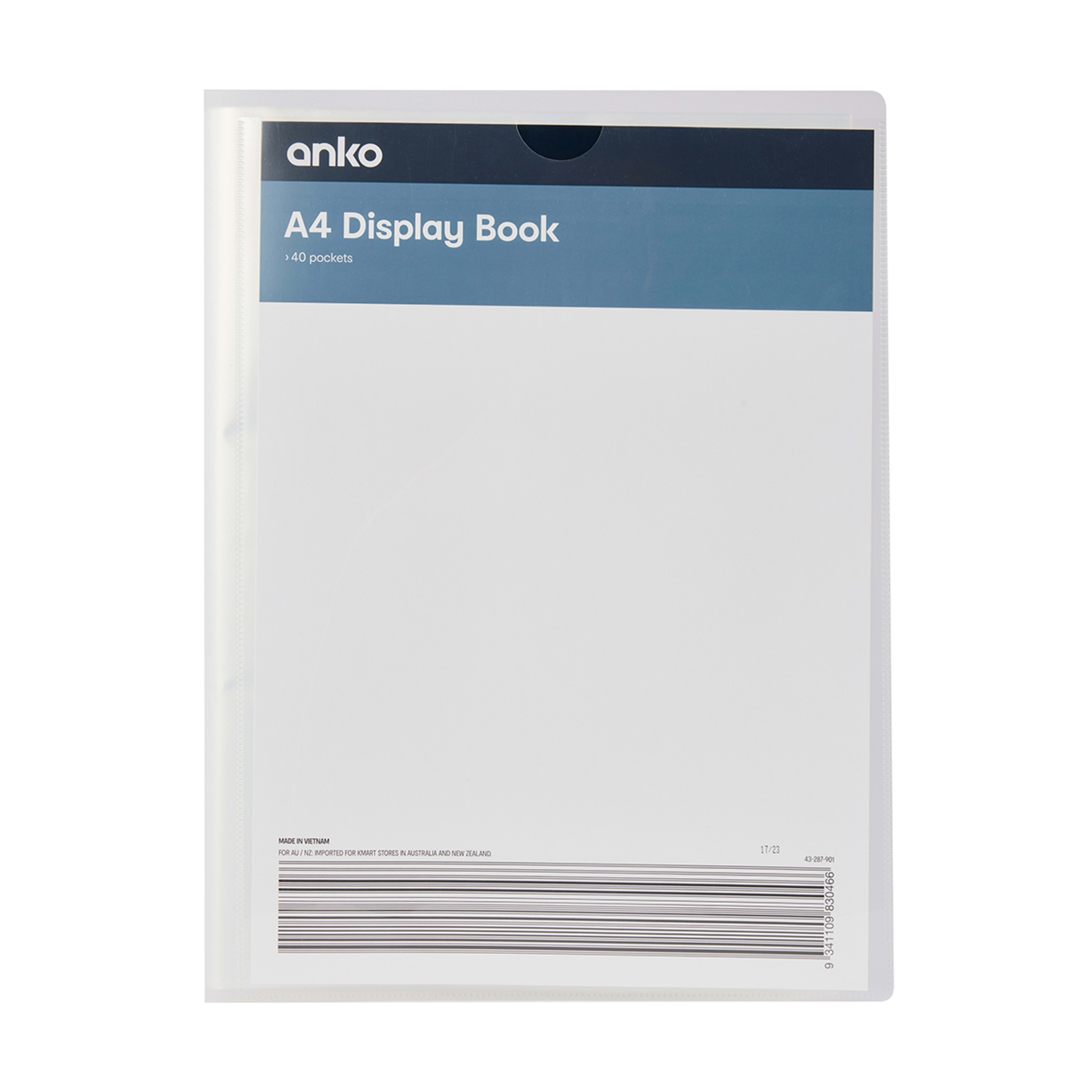 A4 Display Book Clear Kmart